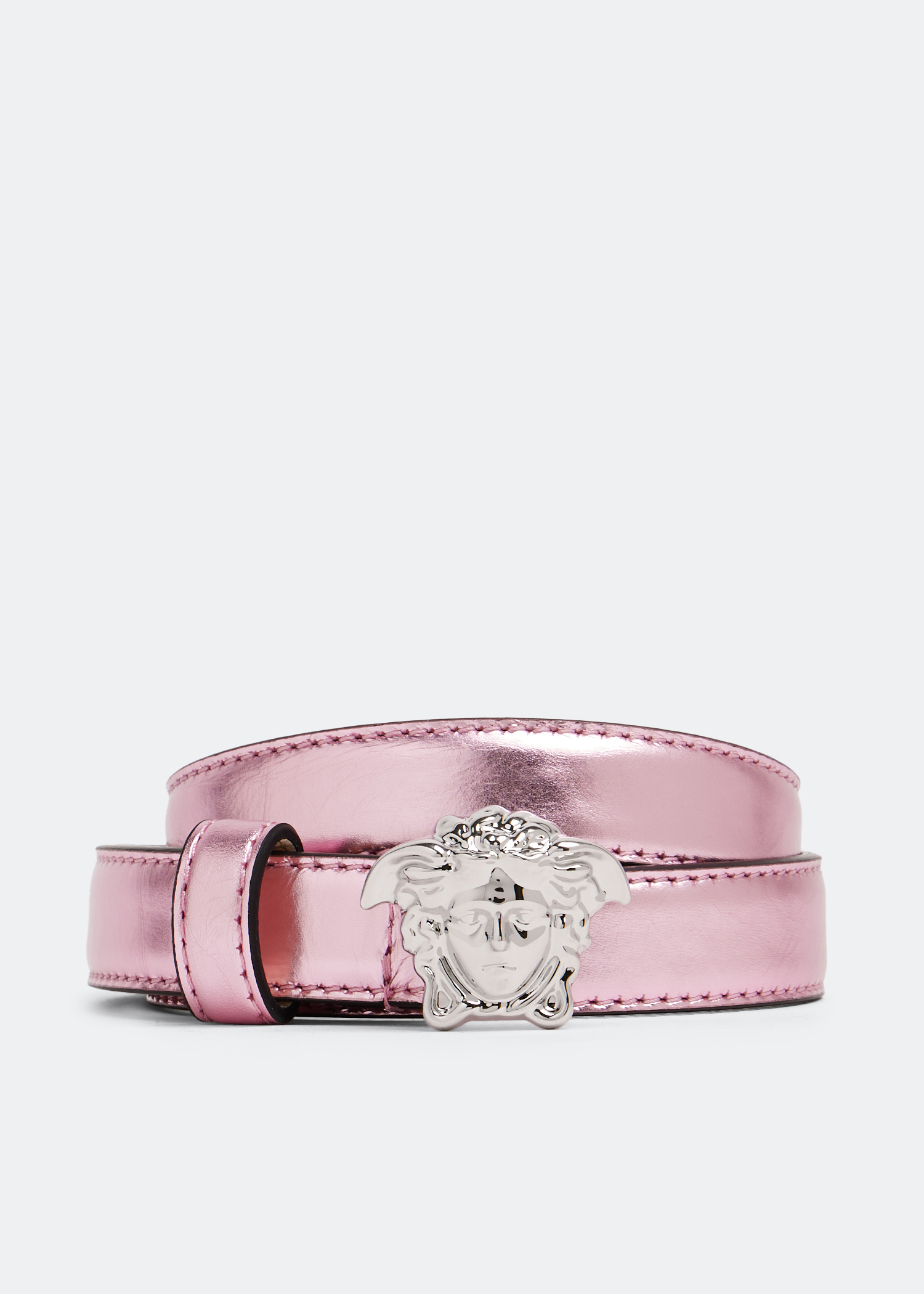 Versace La Medusa belt for Women - Pink in KSA | Level Shoes