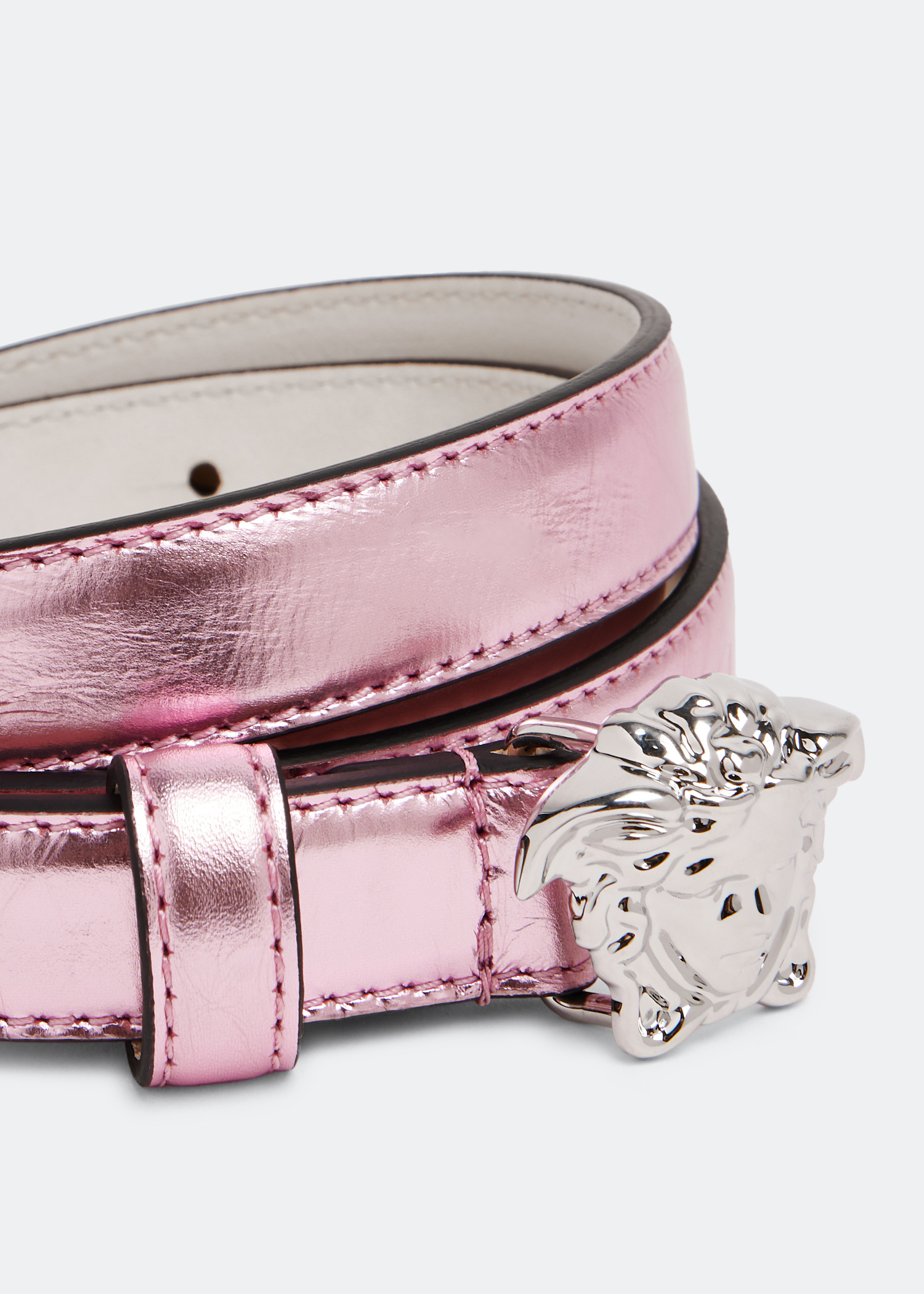 Versace La Medusa belt for Women - Pink in KSA | Level Shoes