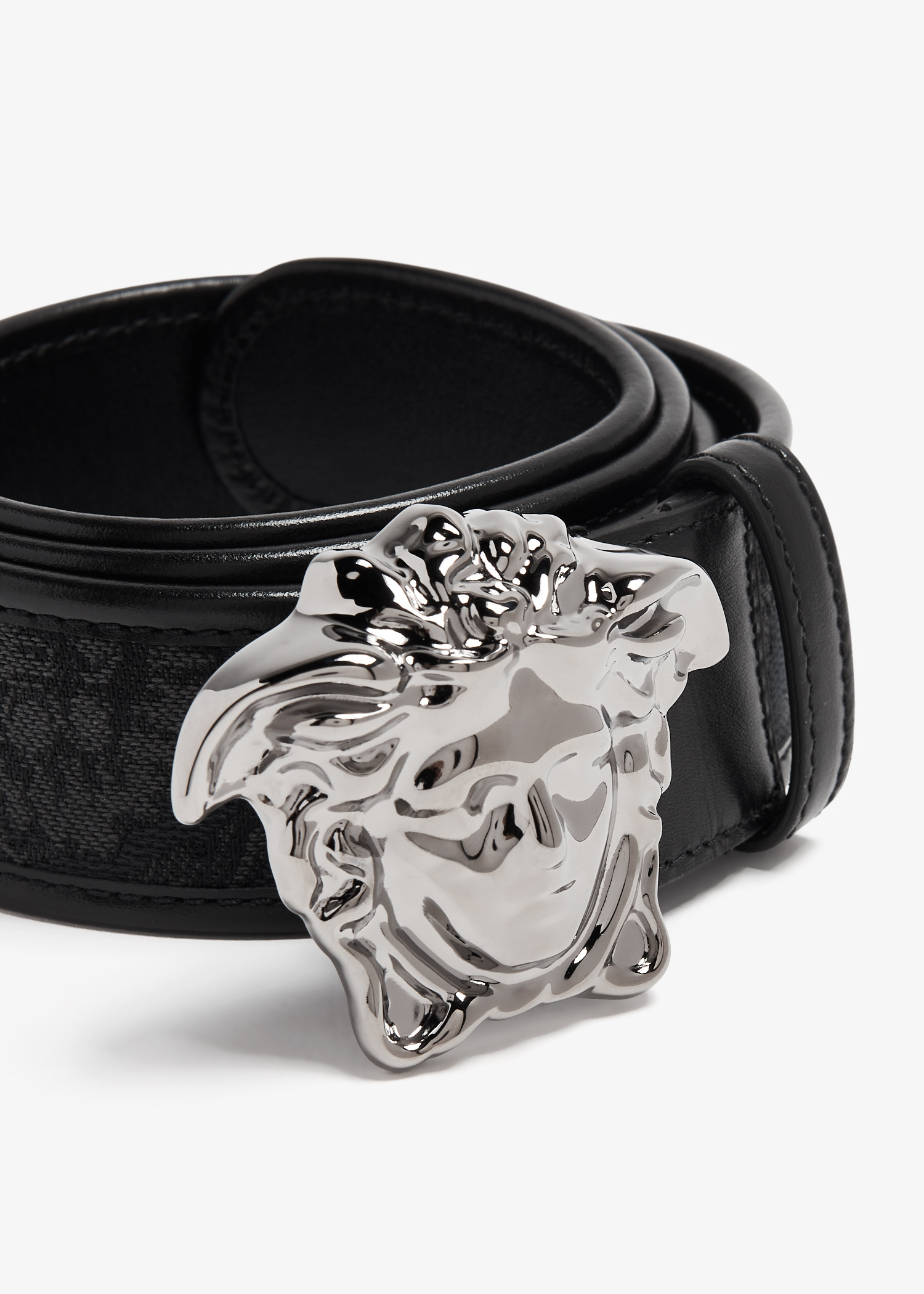 Versace Barocco La Medusa belt for Men - Black in USA 
