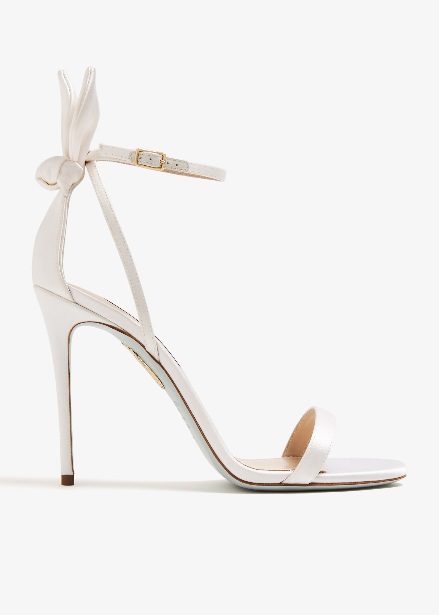 Aquazzura Bow Tie 105 sandals for Women - White in USA