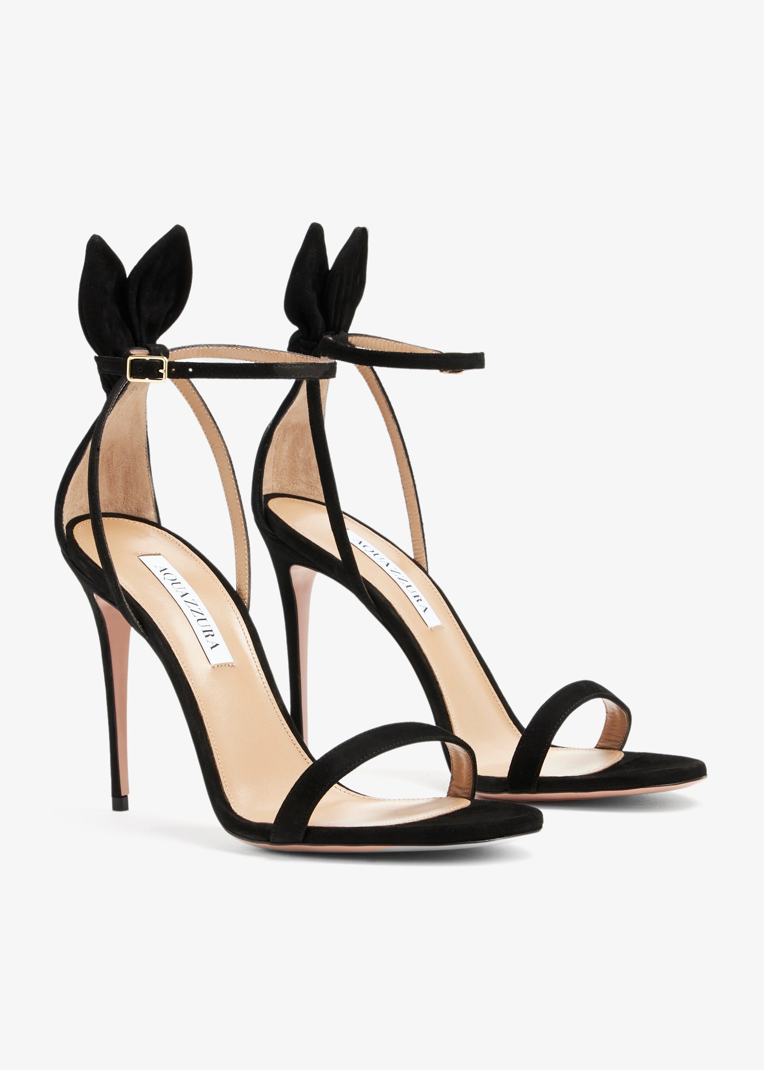 Aquazzura Bow Tie 105 sandals for Women - Black in UAE