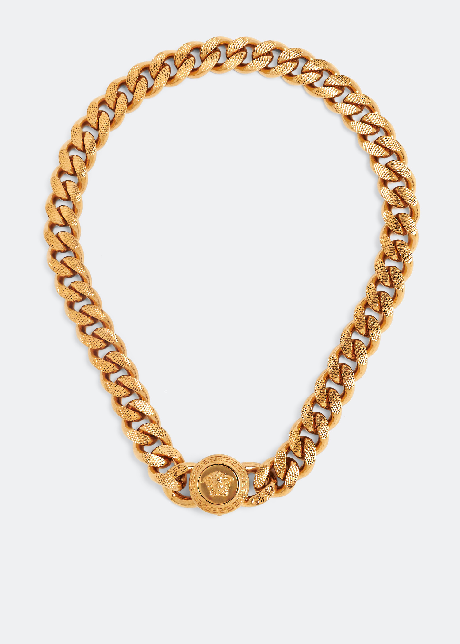 Versace Medusa chain necklace for Men - Gold in USA | Level Shoes