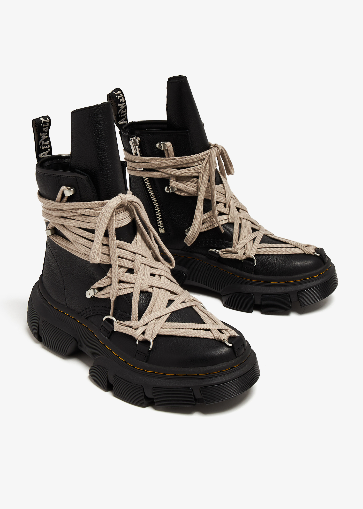 Rick Owens x Dr. Martens 1460 DMXL Megalace boots for Men - Black