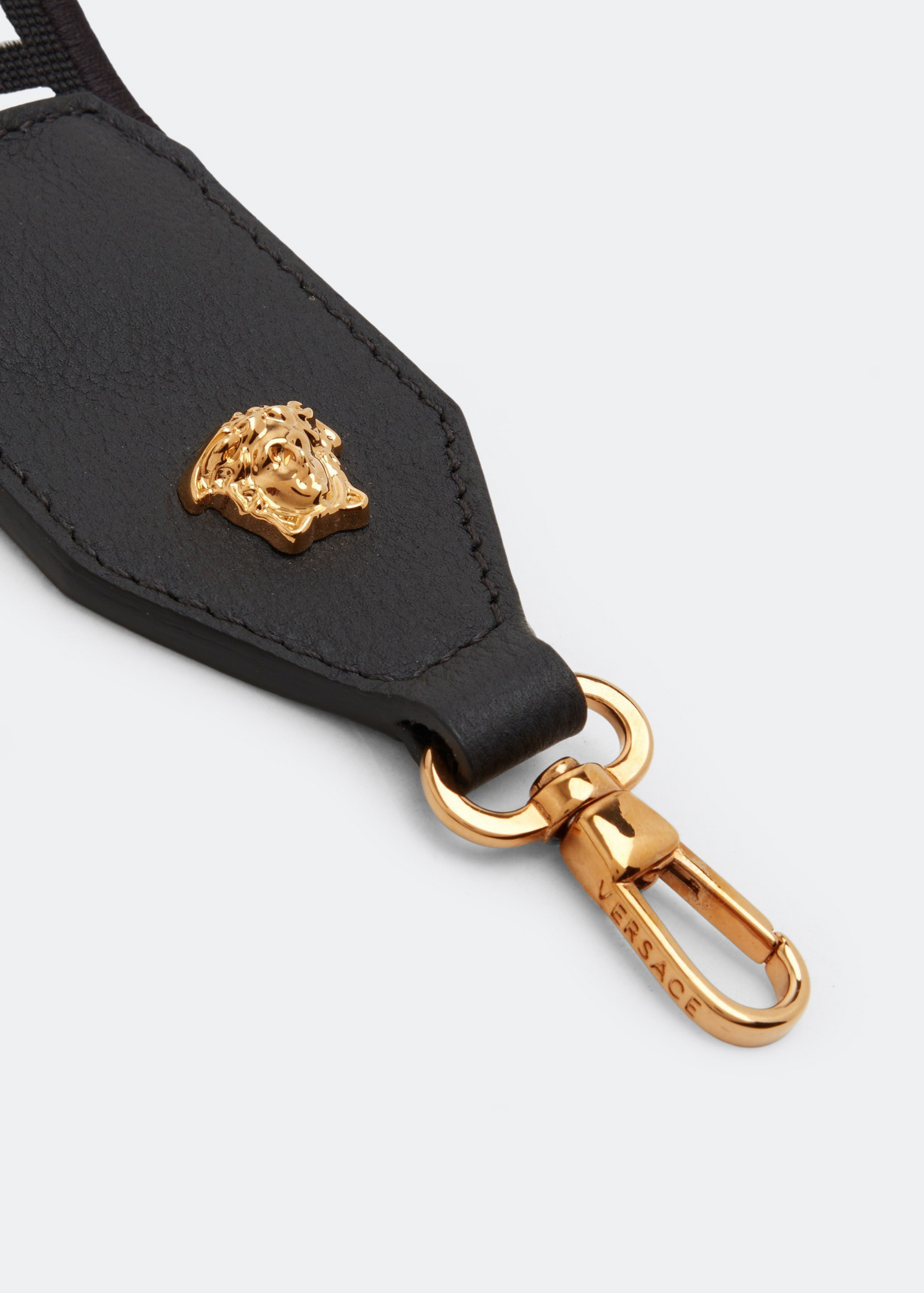 Versace Greca embroidered bag strap for Men - Black in USA | Level