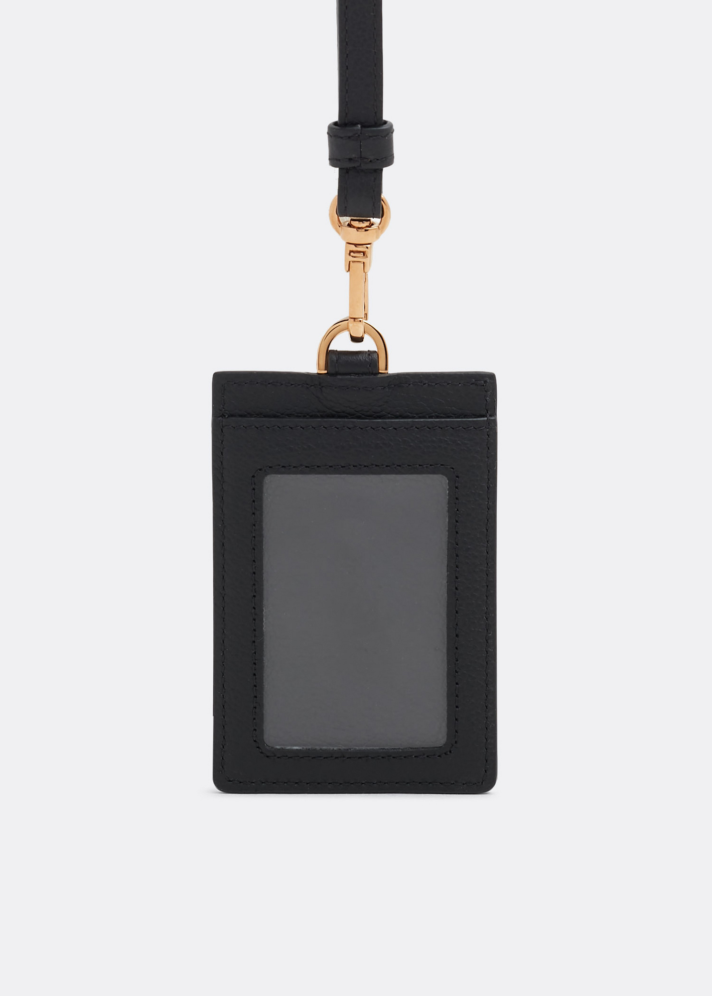 Versace La Medusa lanyard card holder for Women - Black in USA