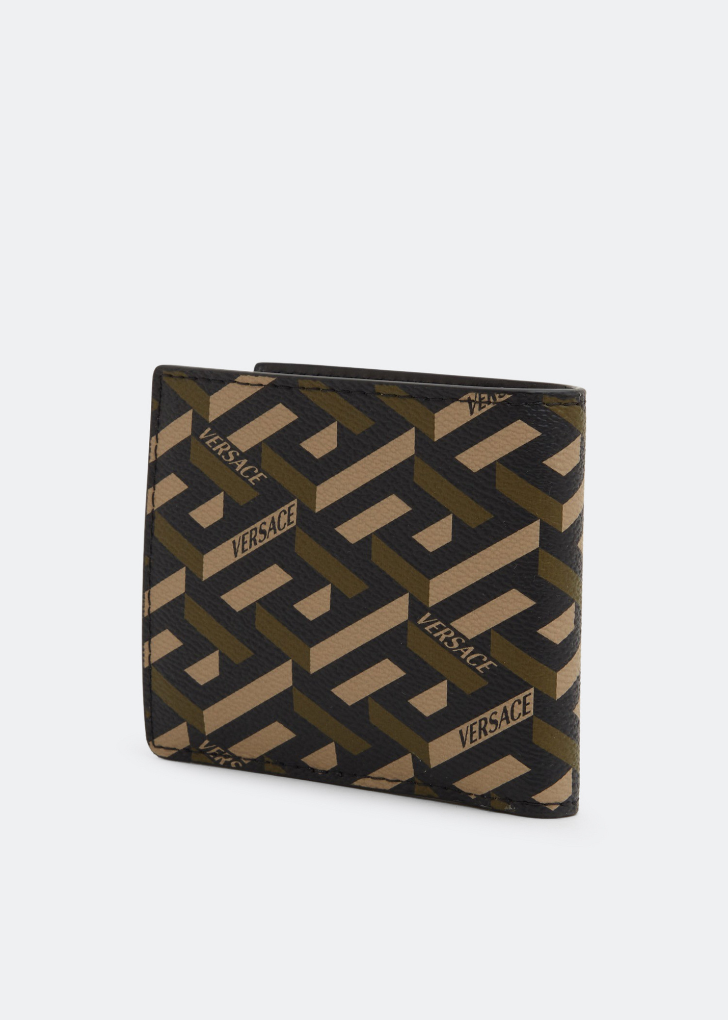Versace La Greca signature bi-fold wallet for Men - Printed