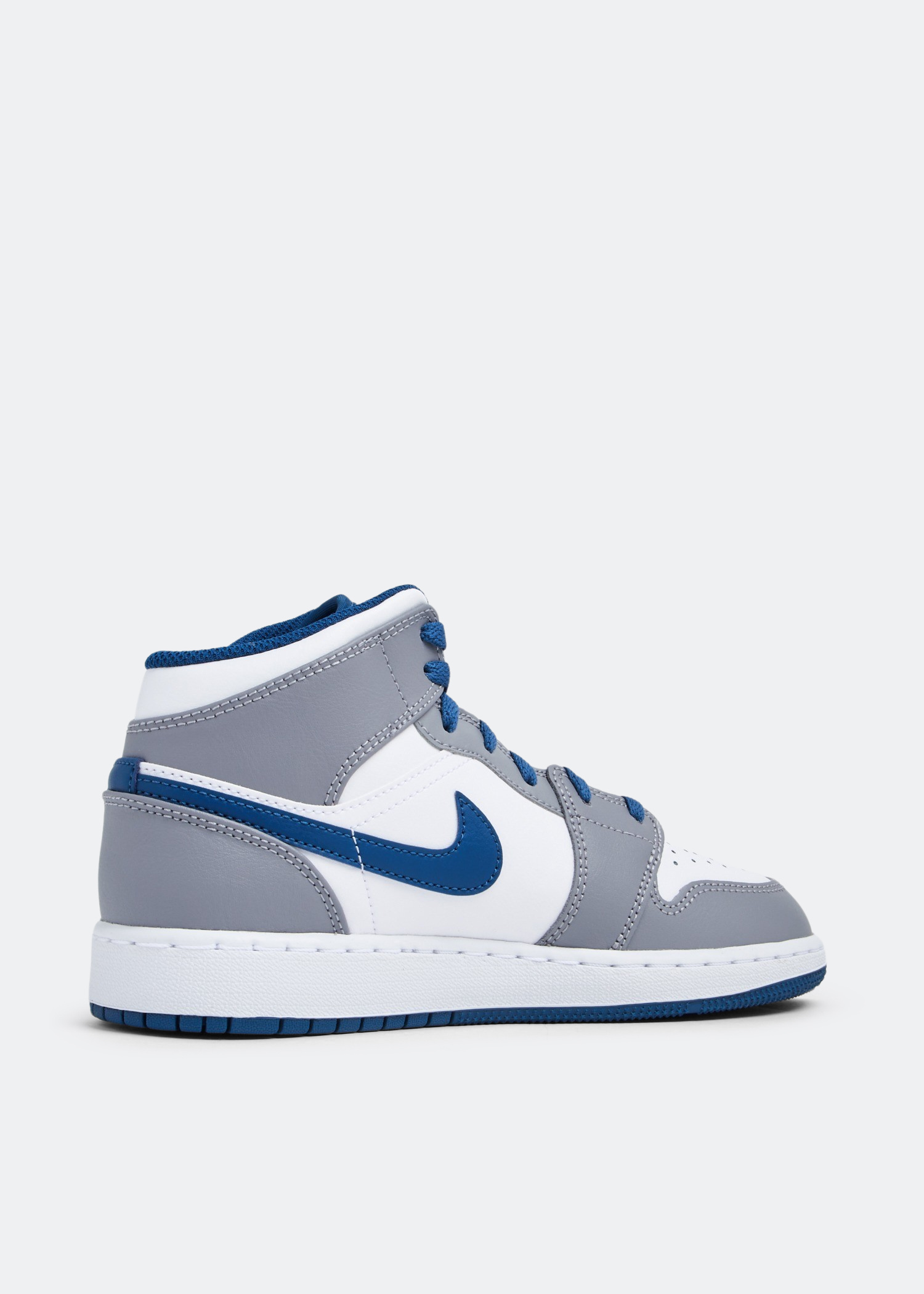 Nike Air Jordan 1 Mid 'Grey Blue' sneakers for Kids Unisex - Grey