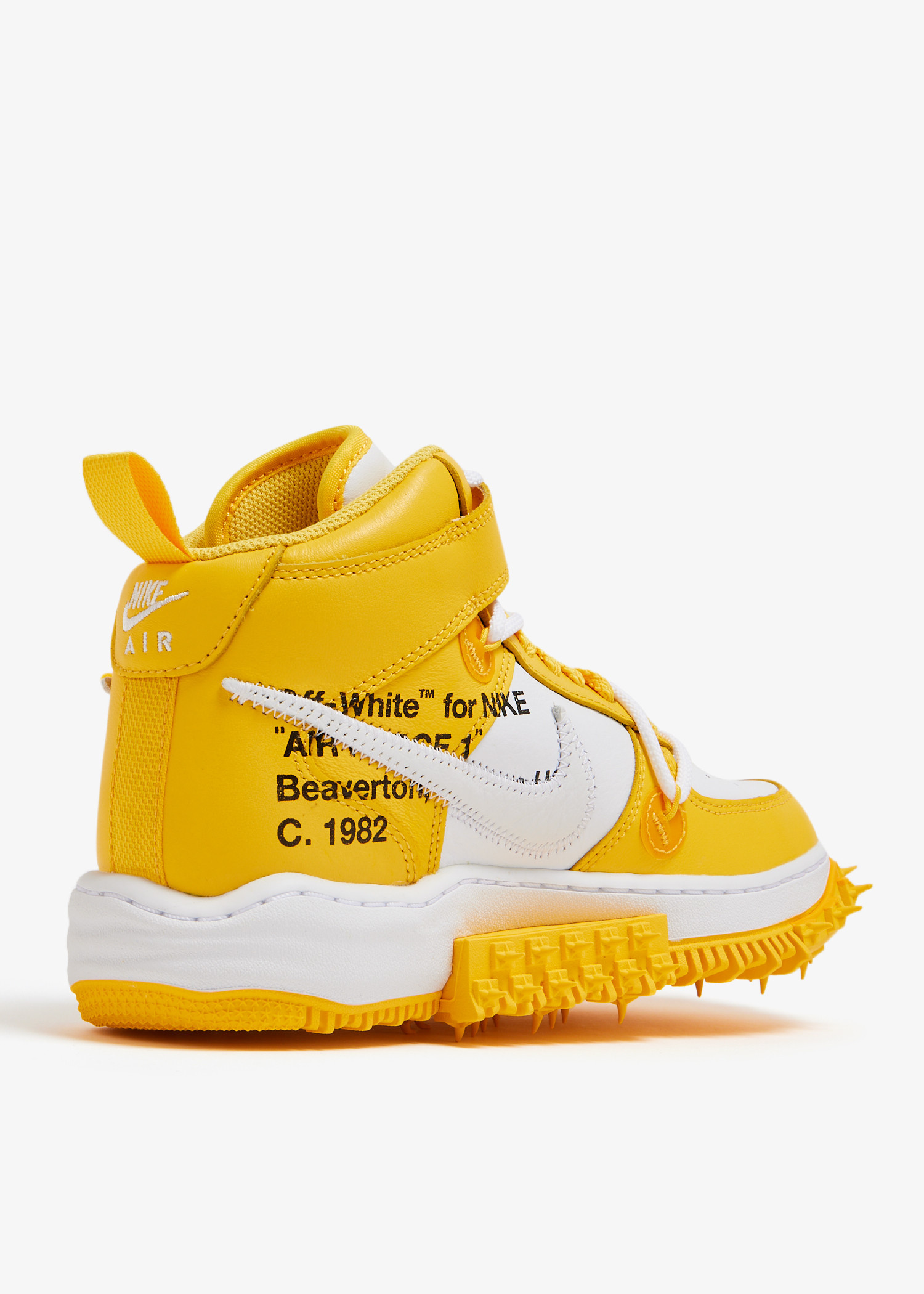 Nike x Off-White Air Force 1 Mid sneakers for Men - Yellow in USA