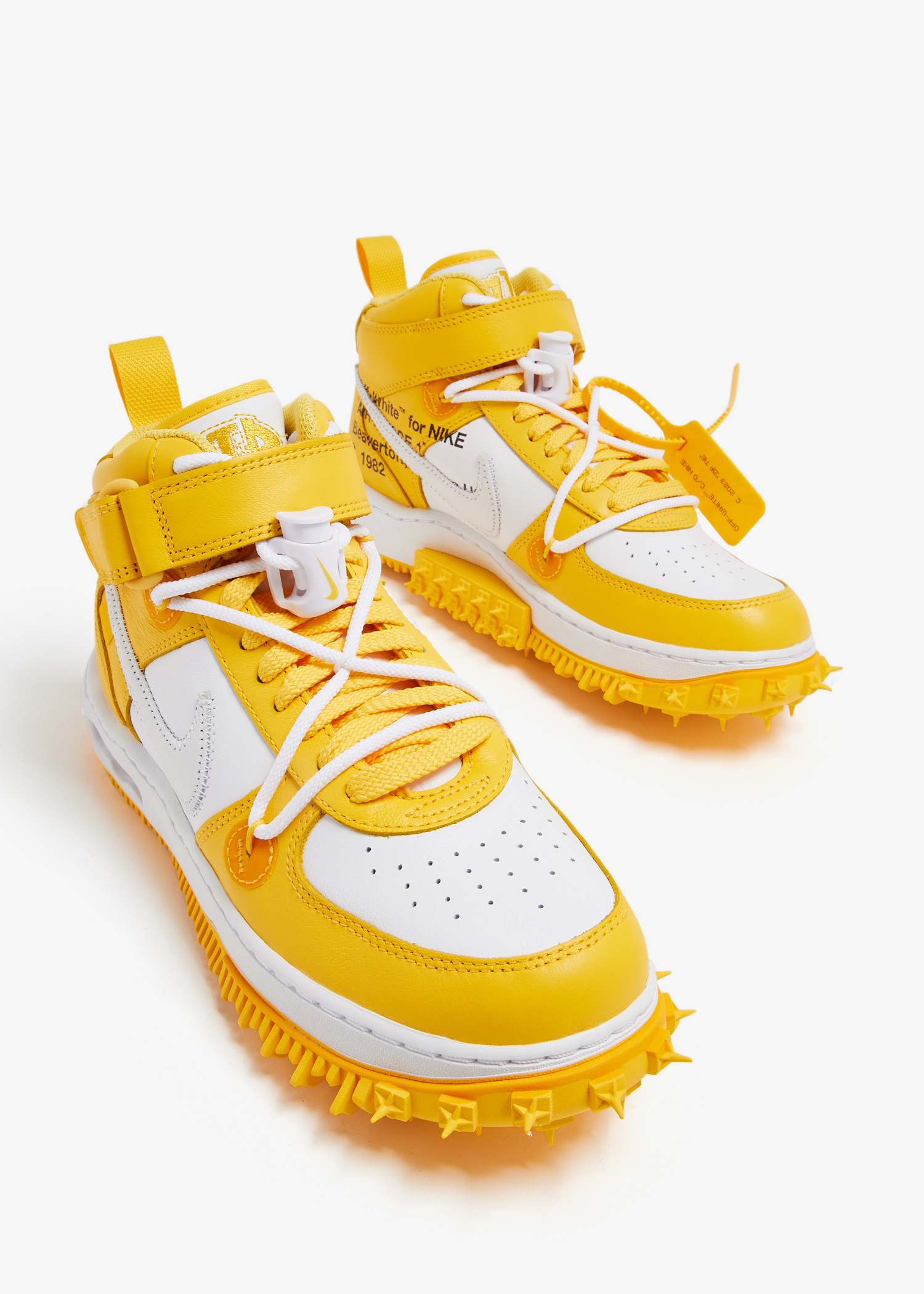 Nike x Off-White Air Force 1 Mid sneakers for Men - Yellow in UAE