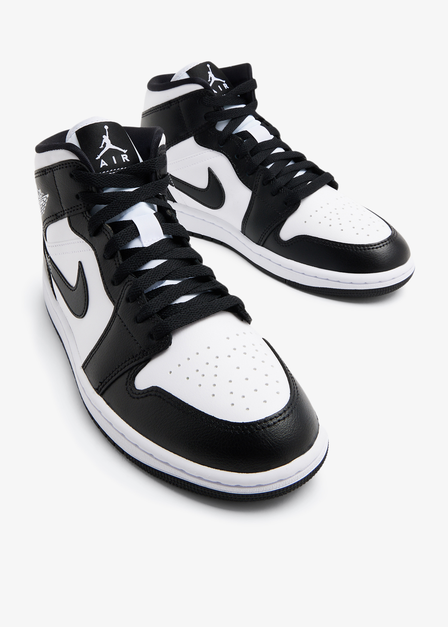 Nike Air Jordan 1 Mid 'Black/White' sneakers for Women