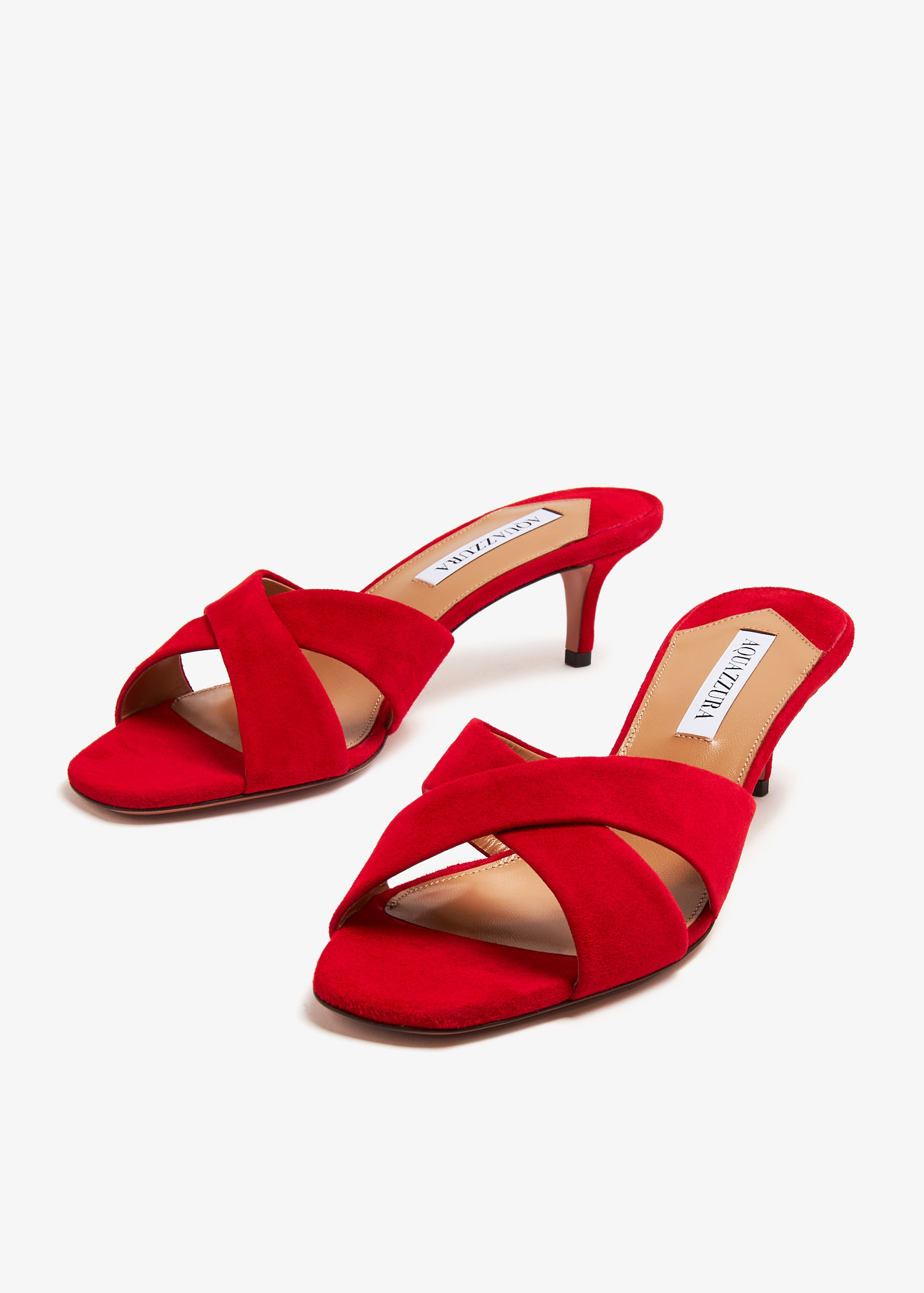 Aquazzura Divine 50 mules for Women - Red in UAE | Level Shoes