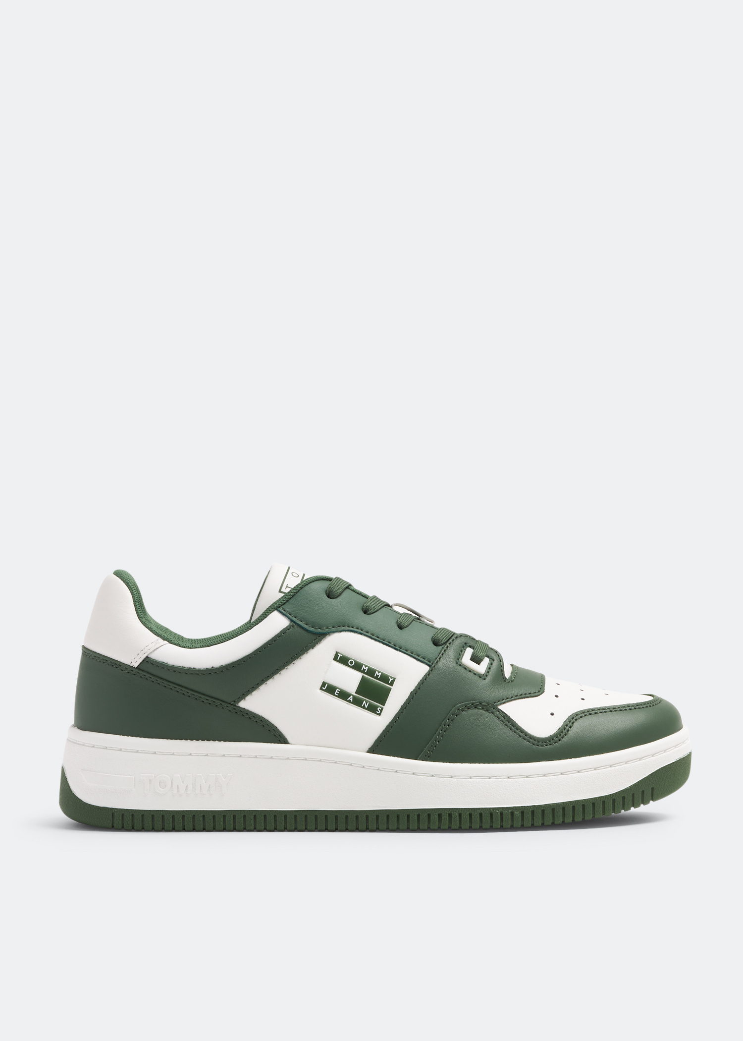 TOMI Tommy Hilfiger Basket sneakers for Men - Green in Oman | Level Shoes