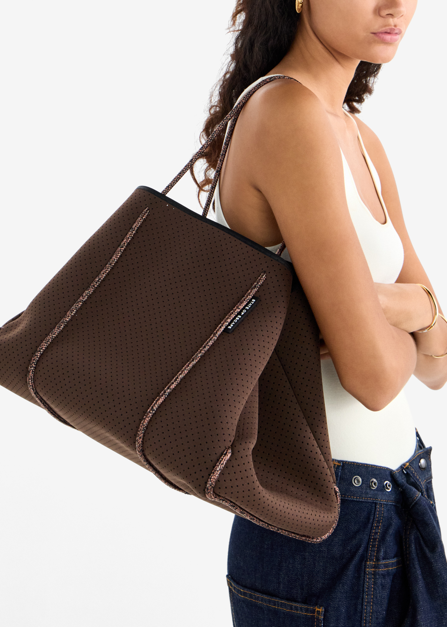 State Of Escape Escape tote bag for Women - Brown in USA | Level Shoes