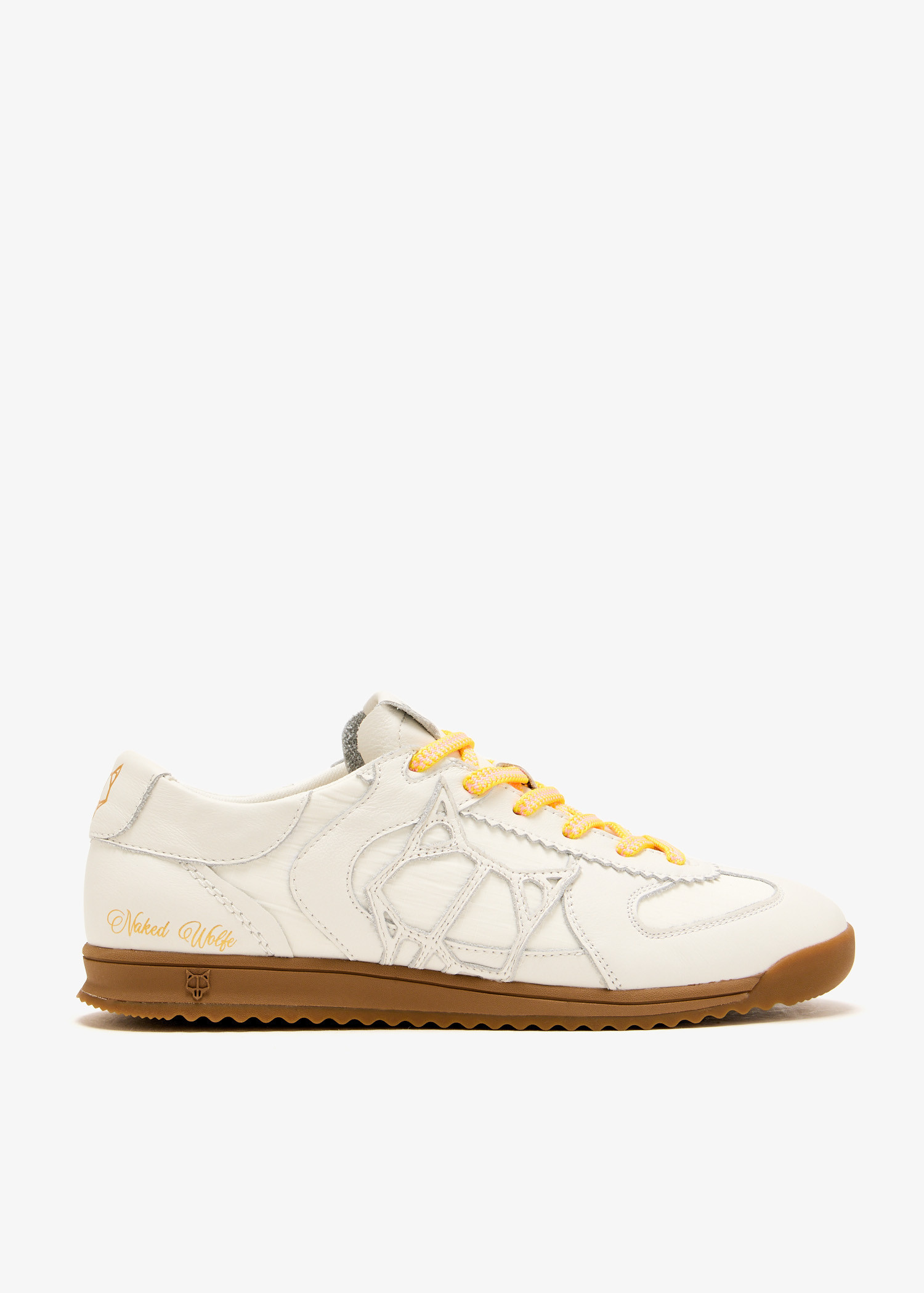 【NAKED WOLFE】Exposuree レザー スニーカー Exposuree White/Tan