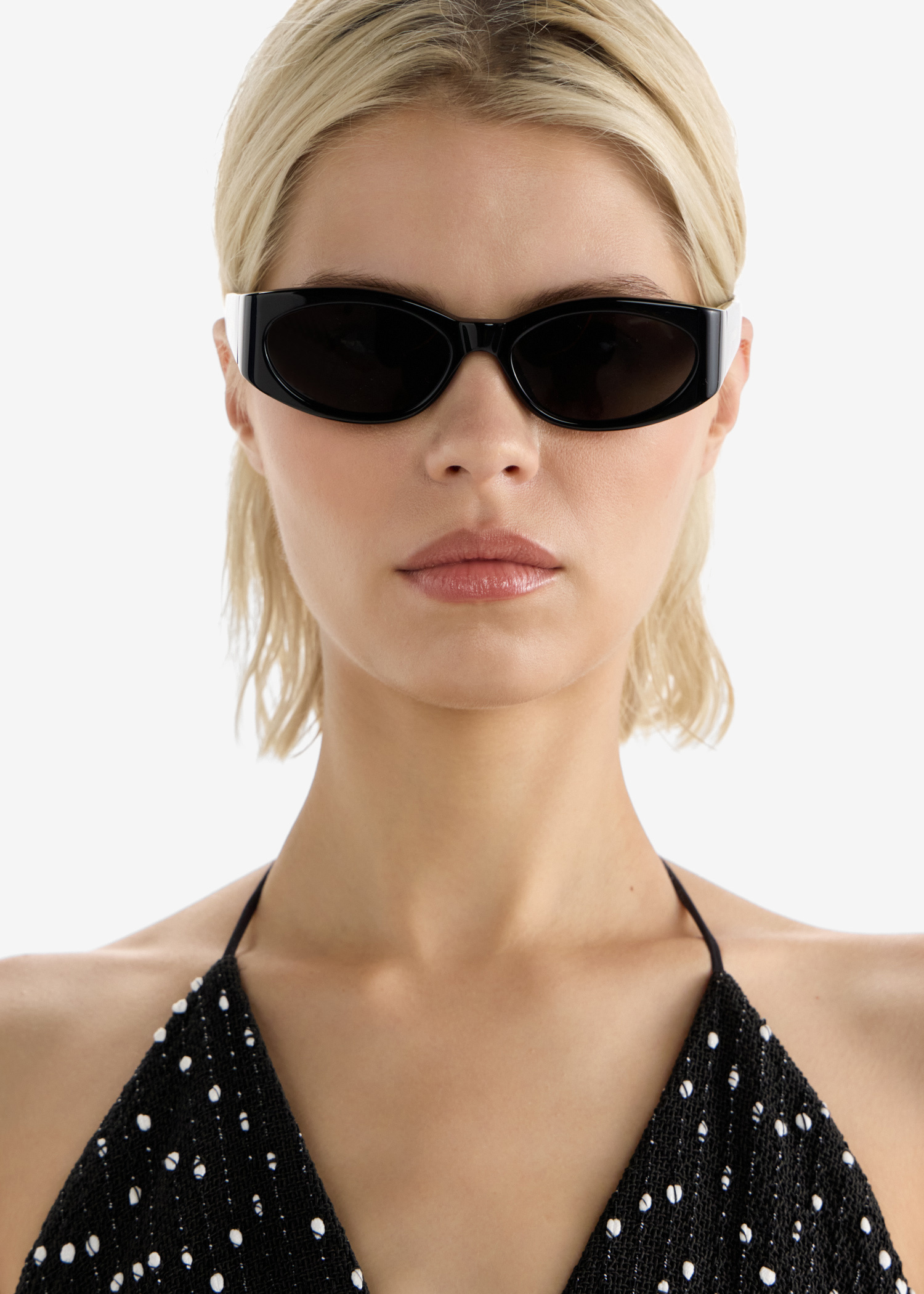 サングラス JACQUEMUS Woman Sunglasses Black 246AC6985040 990 Jacquemus Les Lunettes Capri sunglasses for ADULT-UNISEX