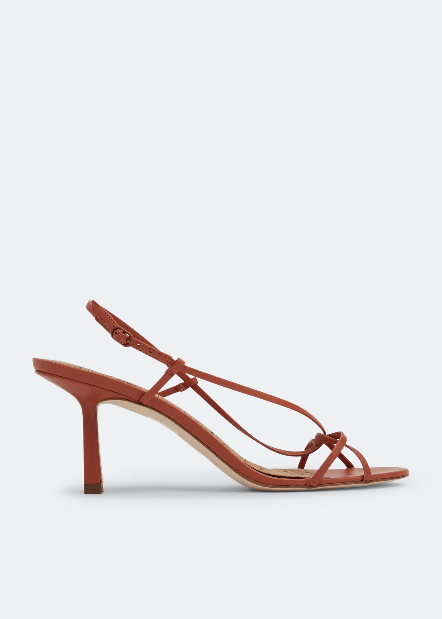 【関税込み】Studio Amelia ゴールド Pillow Loop 70 ヒール Studio Amelia Cross Front 70 sandals for Women - Gold in UAE