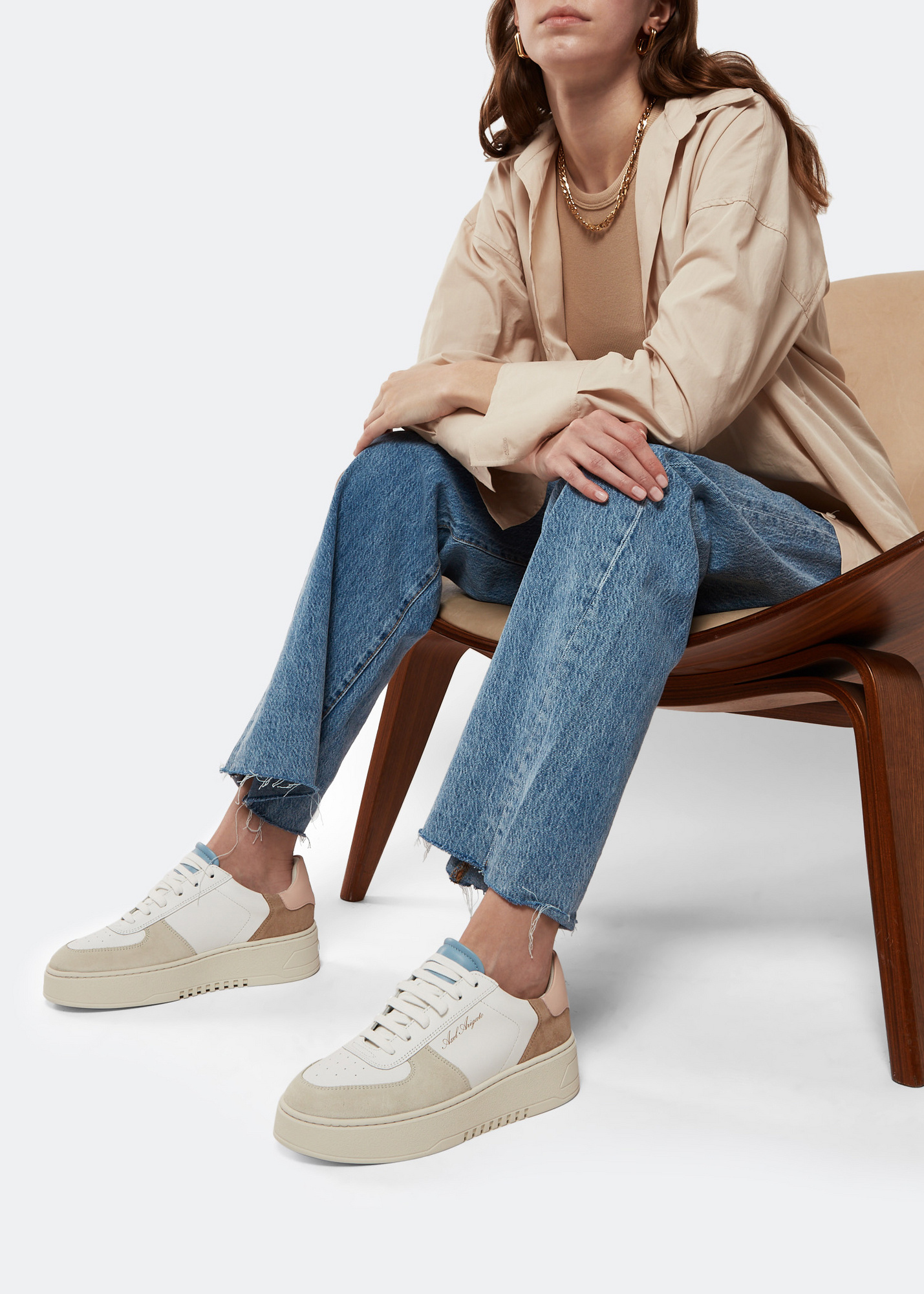 スニーカー AXEL ARIGATO Woman Sneakers White F1698003 BEIGE/BLACK Axel Arigato Women's Orbit Sneakers in White/Black Axel Arigato