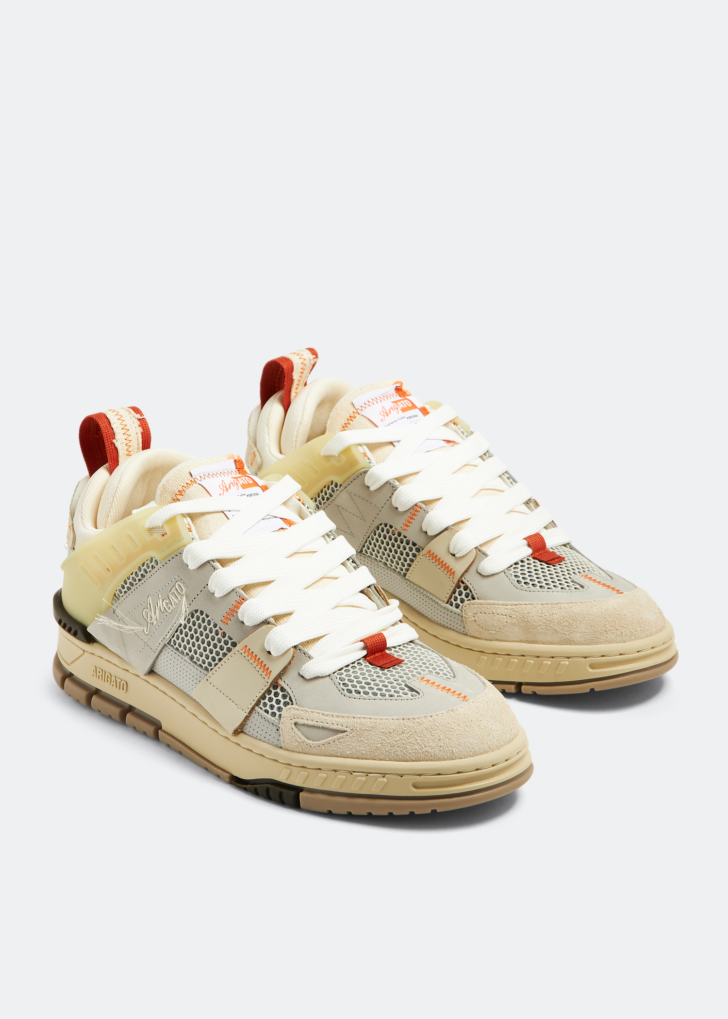 【関税込み】Axel Arigato トープ Patch ウォッシュド フーディ Axel Arigato Area Patchwork sneakers for Men - Beige in UAE