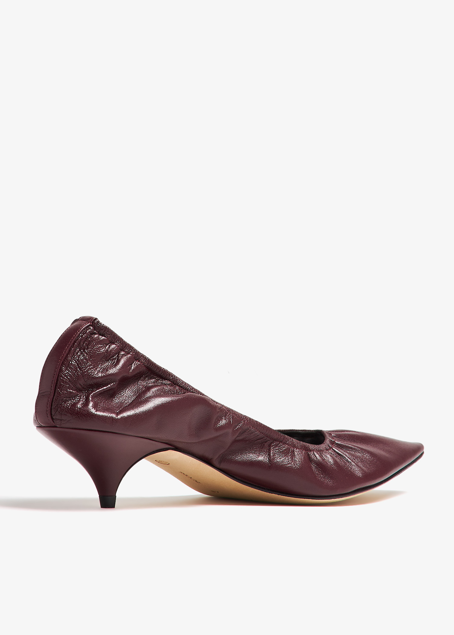 The Row Liisa kitten heel for Women - Burgundy in UAE