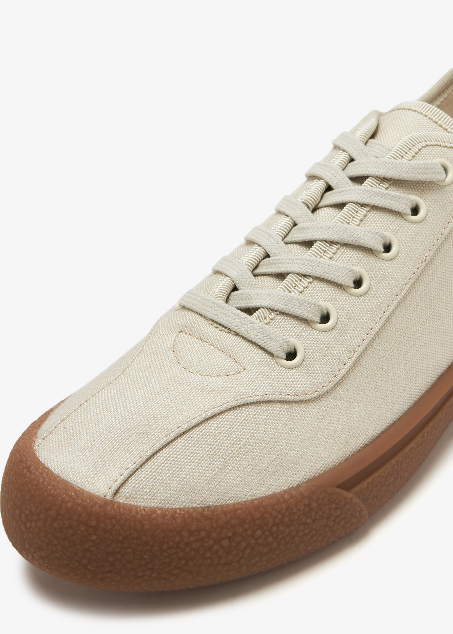 スニーカー The Row FW25 Sand canvas sneakers (F1611SPC SAT) Canvas sneakers | The Row | OTTODISANPIETRO