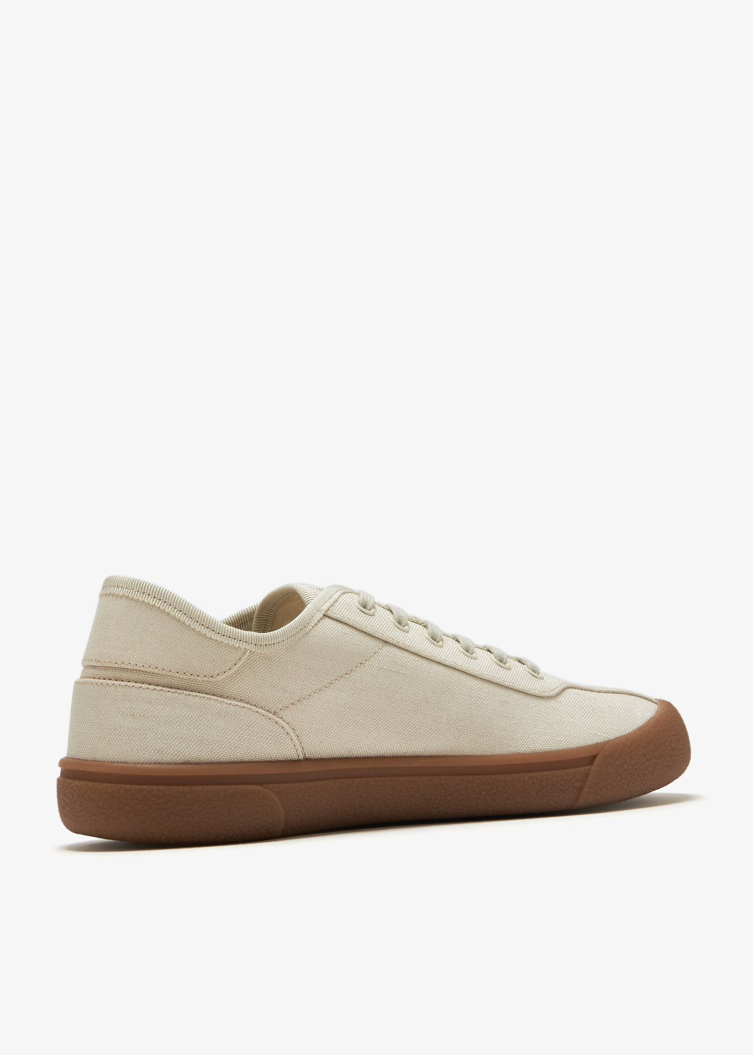 ［大人気！］TheRow Canvas Sneakers F1611SPCSAT The Row Canvas sneakers for Women - Cream in UAE | Level Shoes