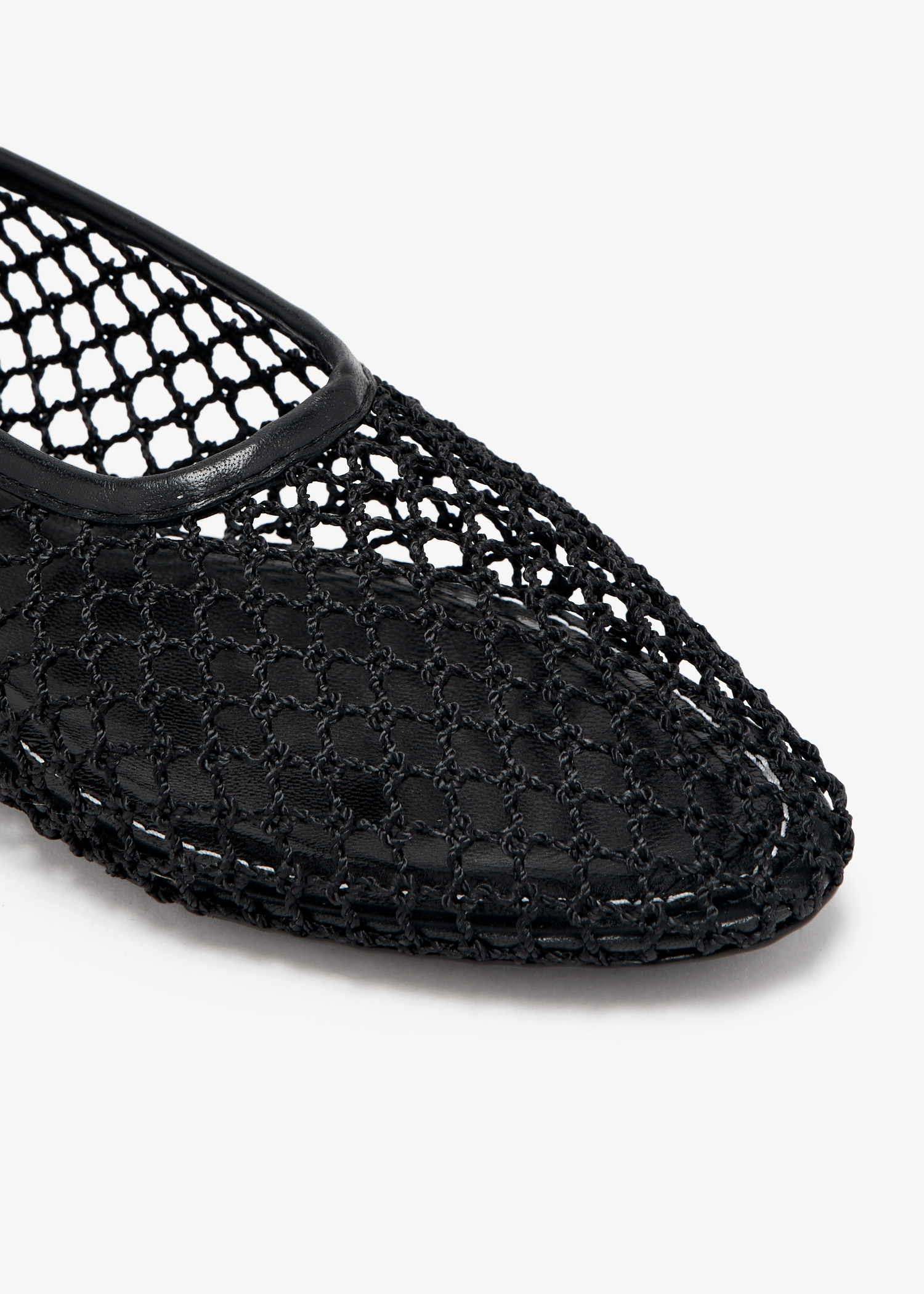 STAUD Alba ballet flats for Women - Black in UAE | Level Shoes