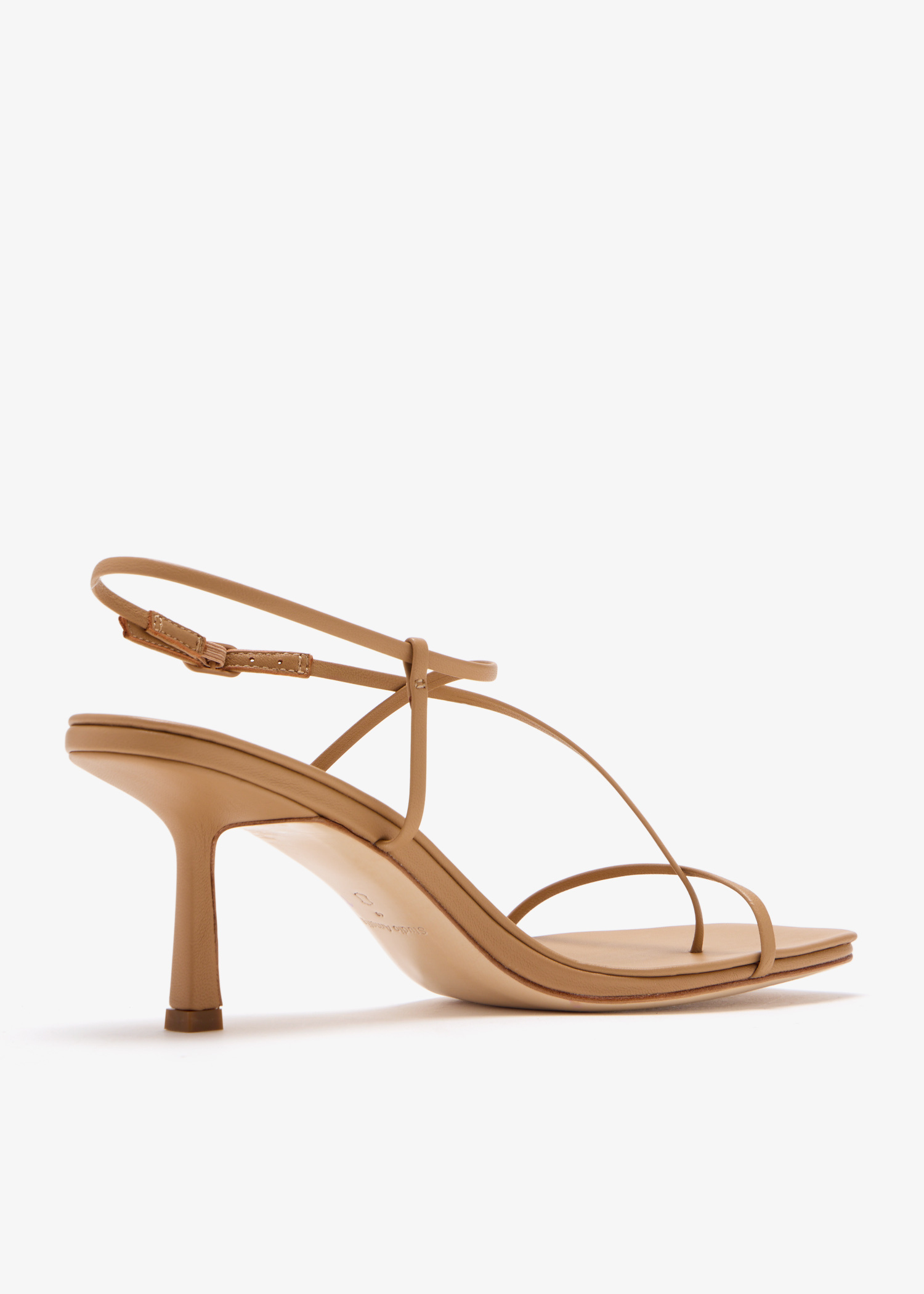 サンダル・ミュール STUDIO AMELIA Women Sandals F728CFSCROSS FRONT 70STN White Cross Front White Heels | Premium Womens Heels By Studio Amelia