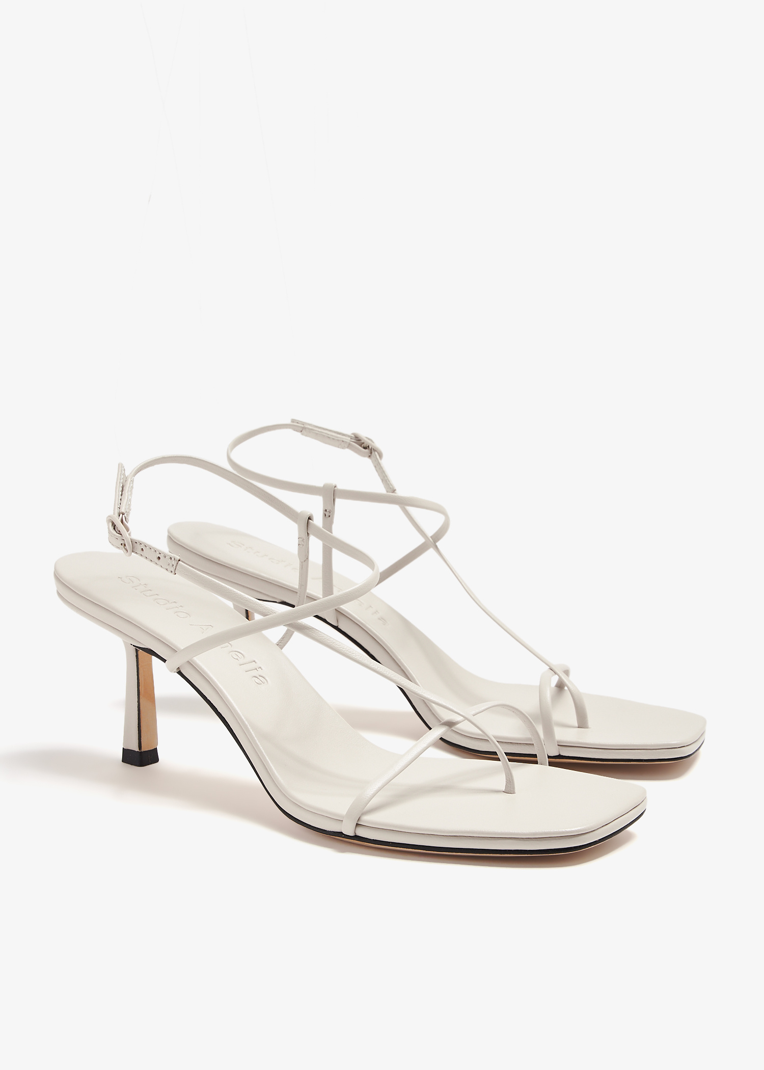 Studio Amelia Cross Front 70 sandals for Women - Cream in