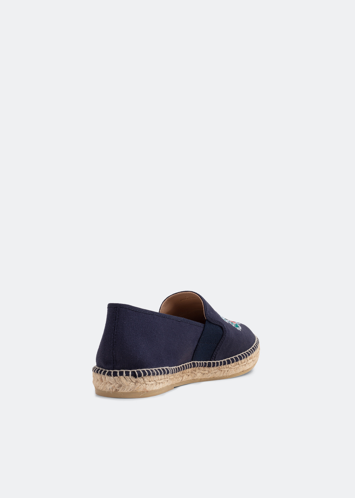 KENZO Mens Tiger Espadrilles slip ons size 45 Buy KENZO Black Lucky Tiger Embroidered Espadrilles in  main image 2