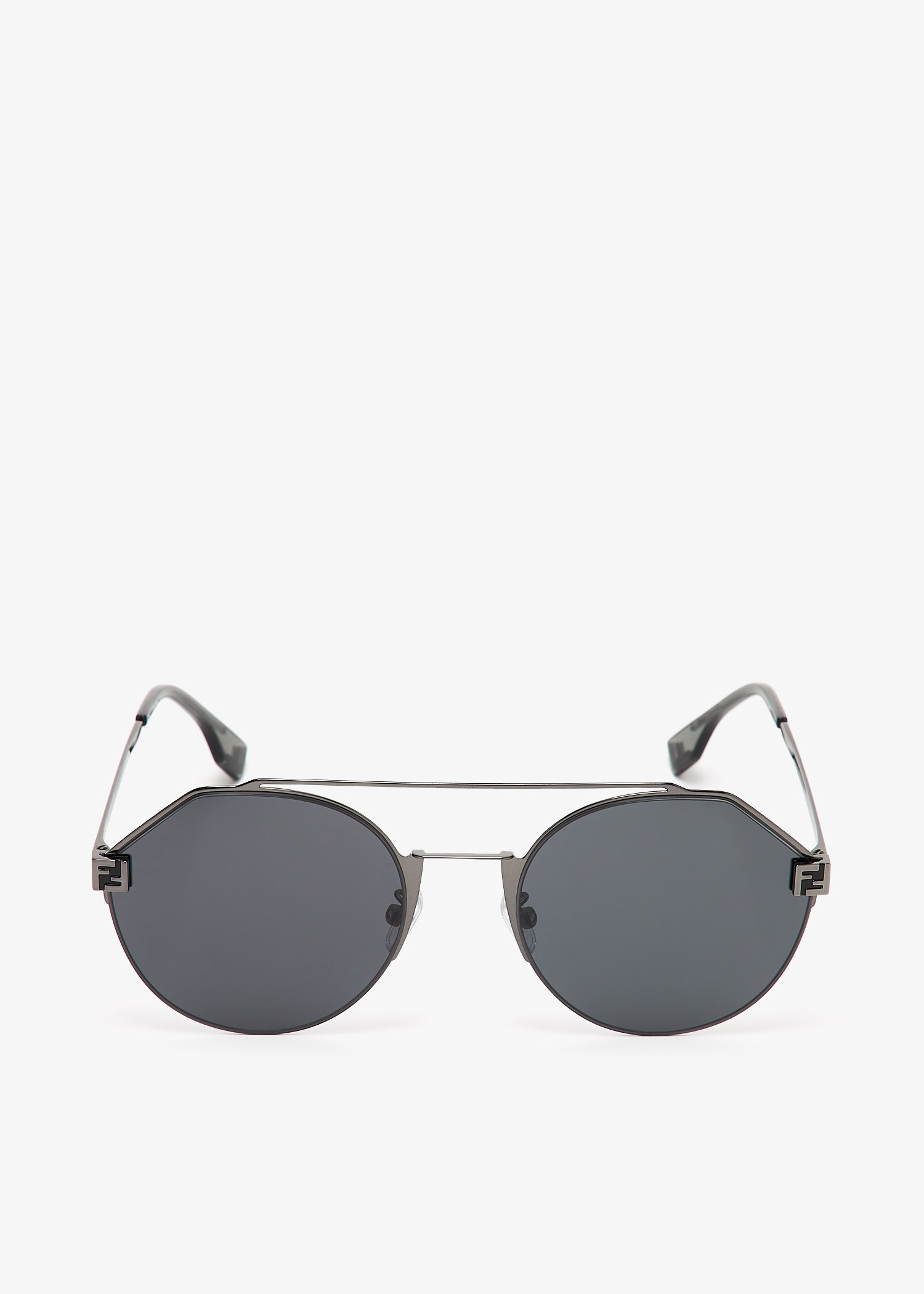FENDI Fendi Sky round sunglasses for Men - Grey in USA | Level Shoes