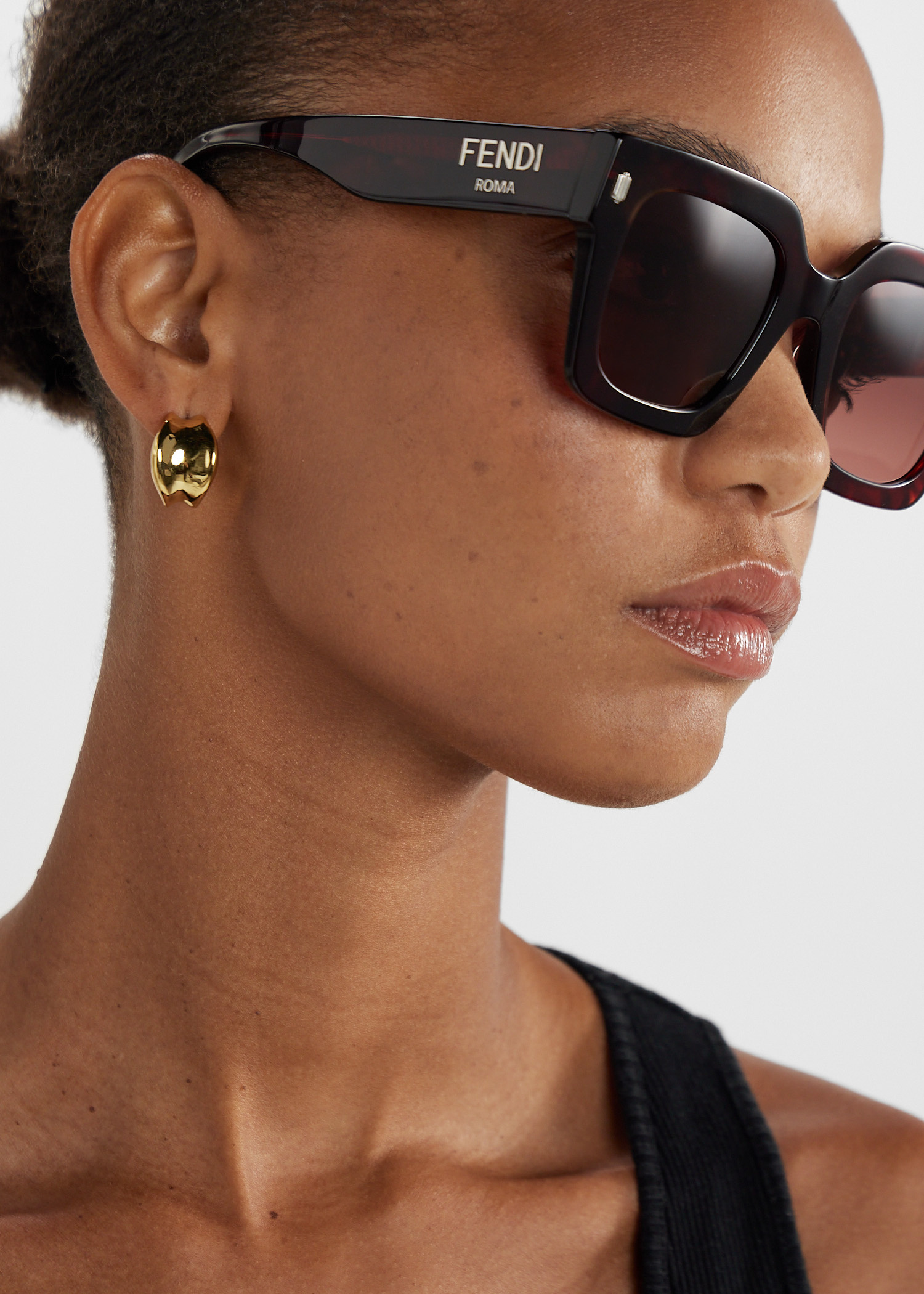 FENDI Fendi Roma square sunglasses for Women - Red in Qatar