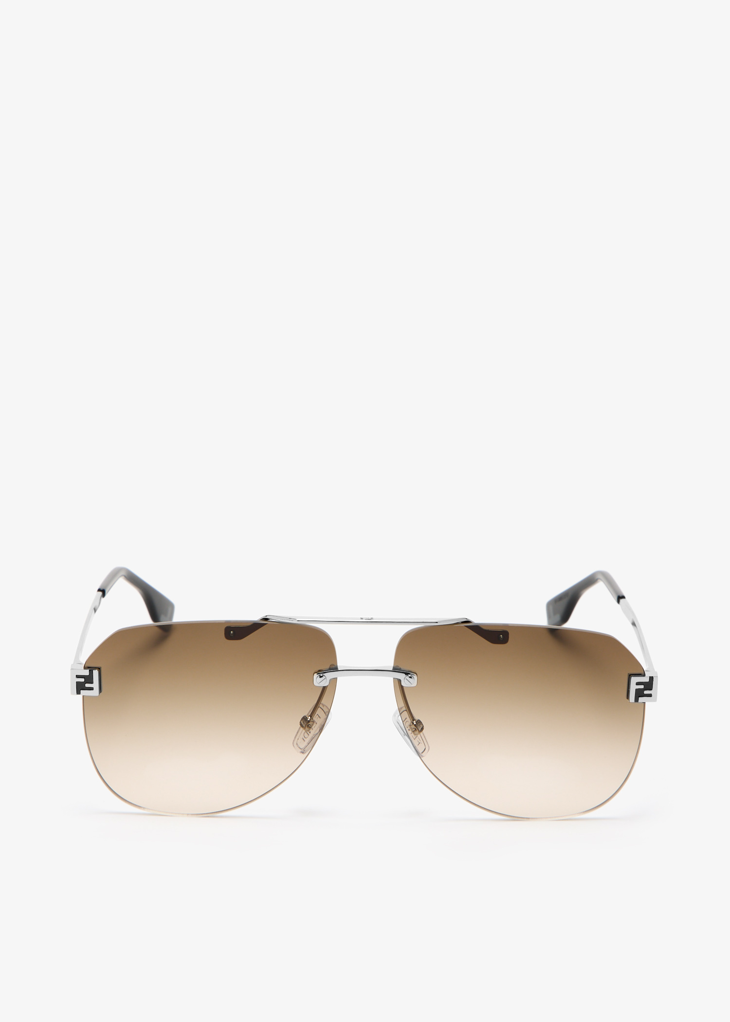 FENDI Fendi Sky pilot sunglasses for Men - Silver in UAE 