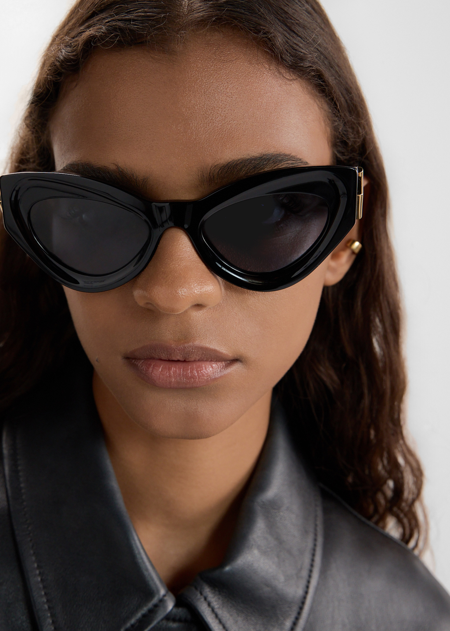 FENDI FF Diamonds cat eye sunglasses for Women - Black in