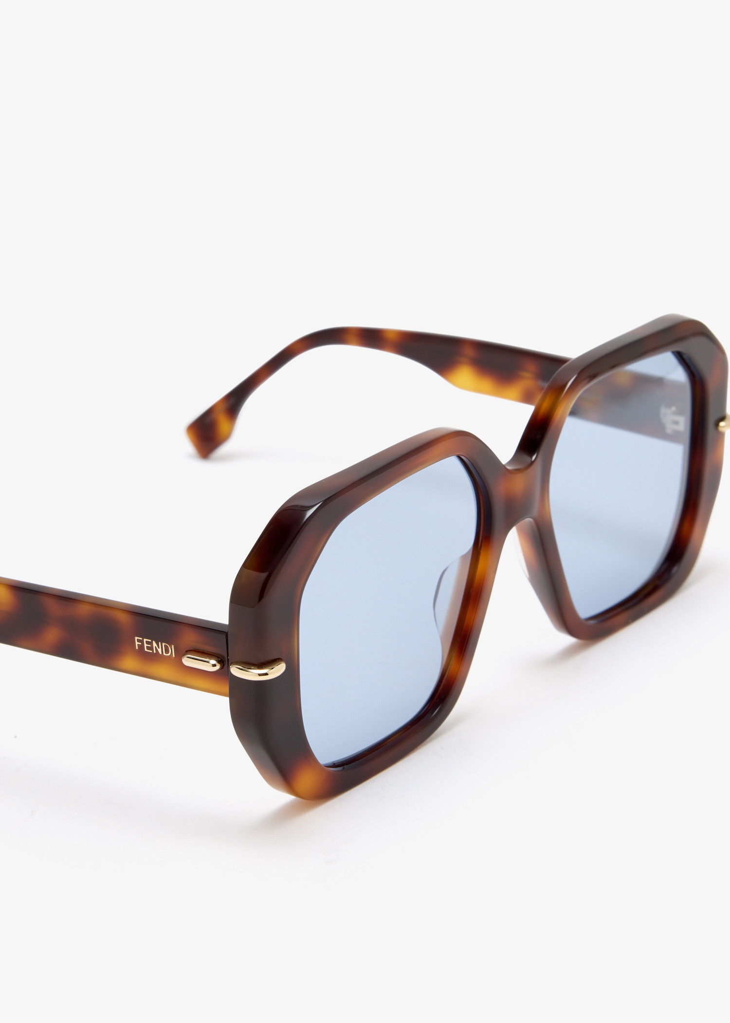 FENDI Selleria sunglasses for Women - Brown in KSA | Level Shoes display picture 3
