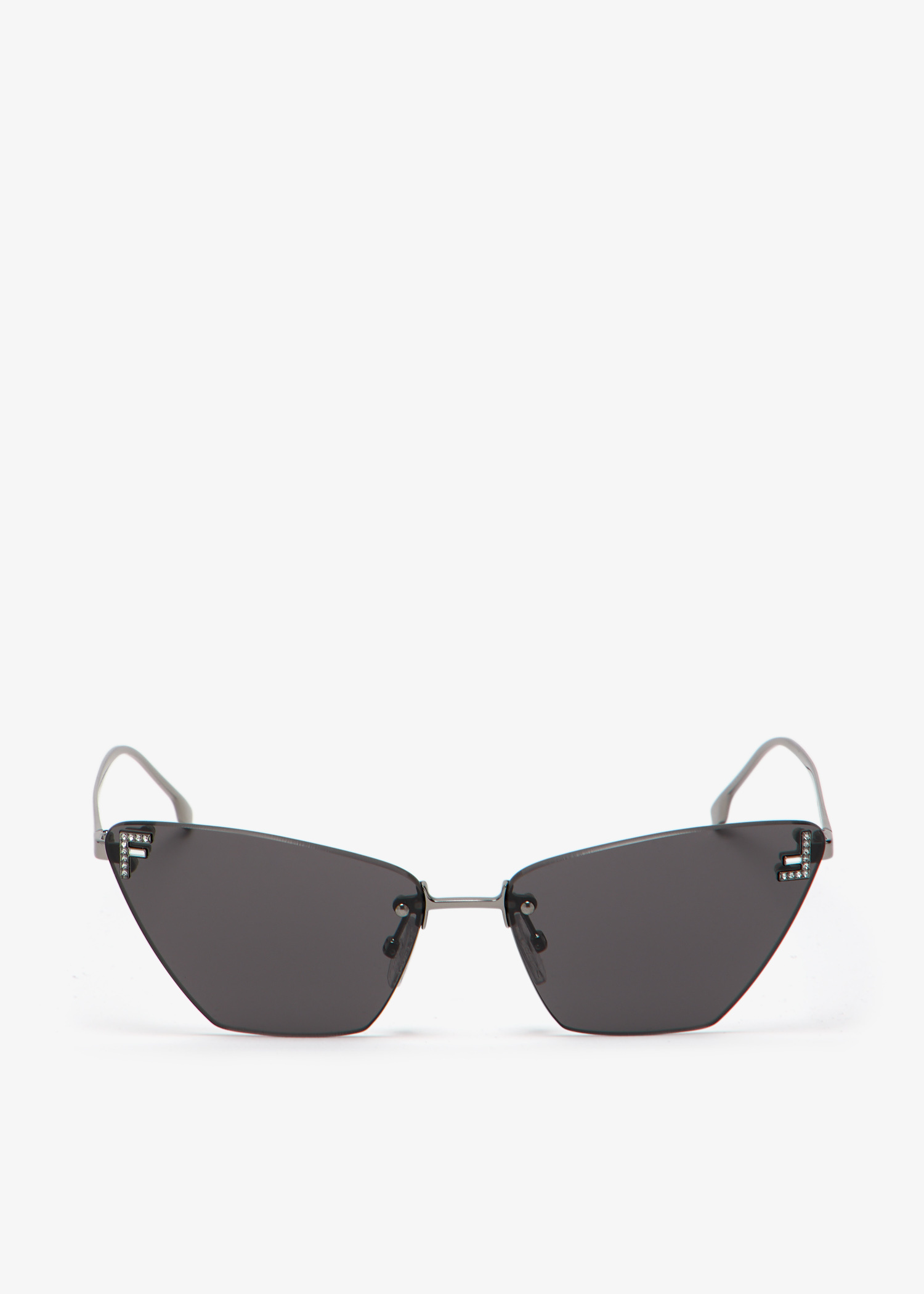 FENDI Fendi First Crystal cat eye sunglasses for Women - Black in