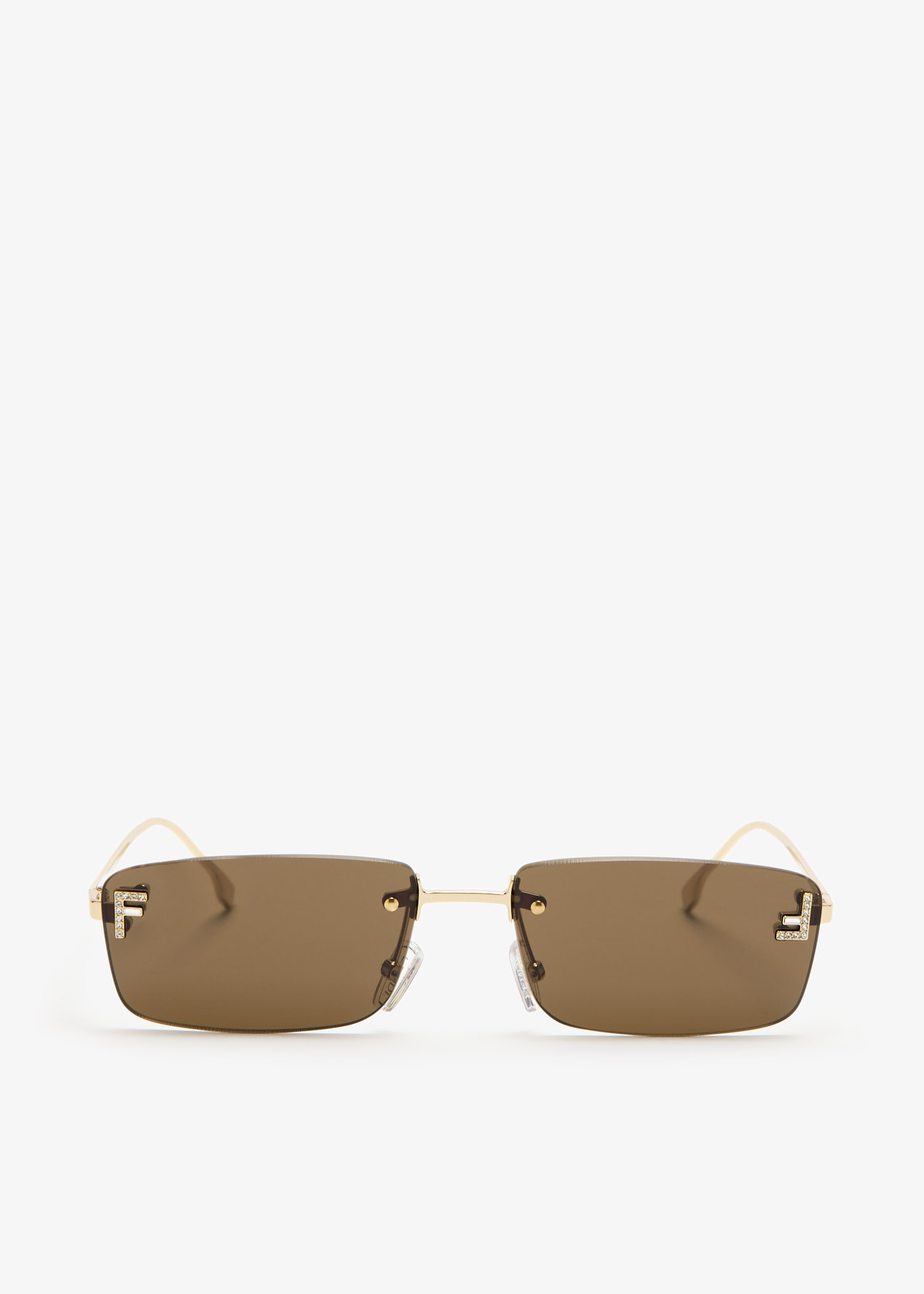 FENDI Fendi First Crystal sunglasses for Women - Gold in UAE
