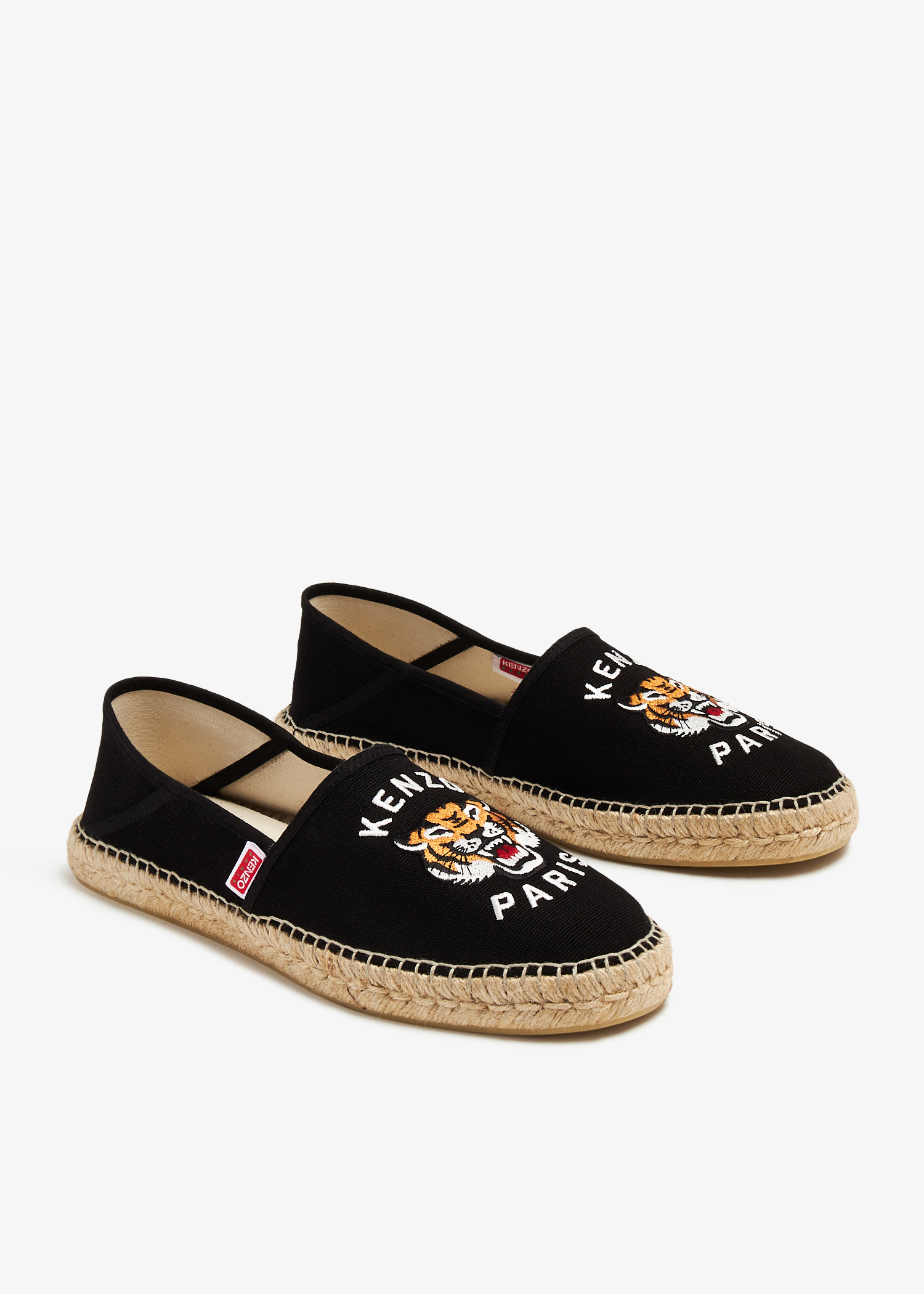 Kenzo Lucky Tiger espadrilles for Women - Black in KSA | Level Shoes