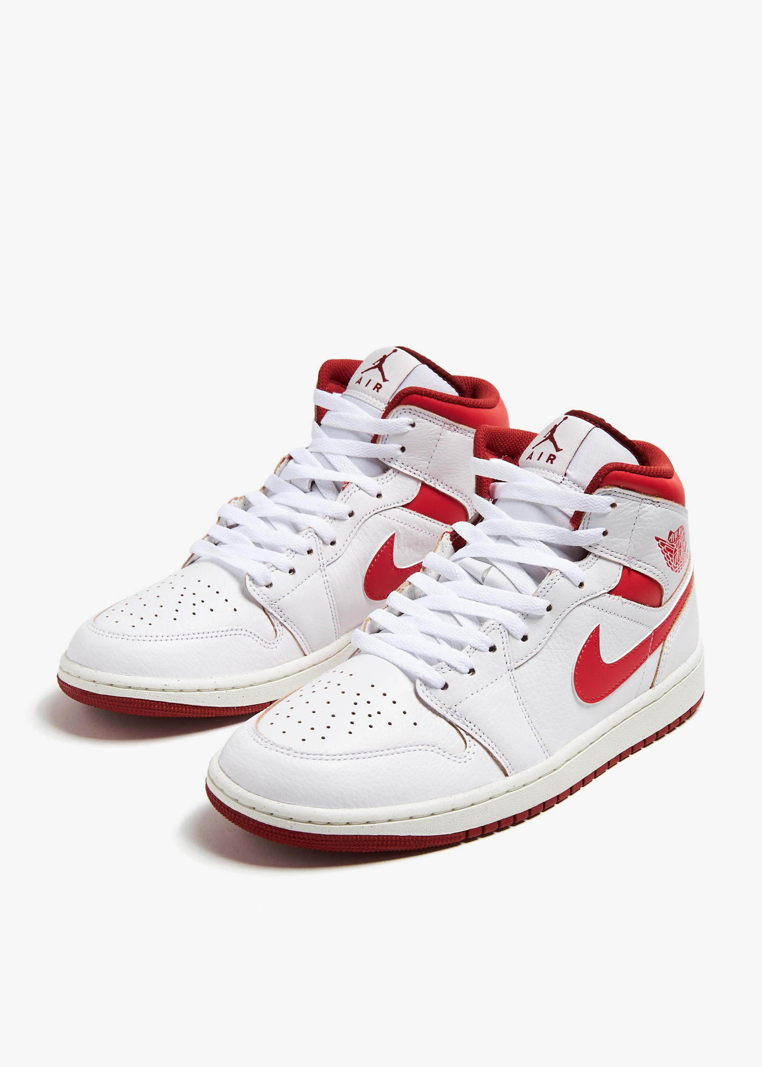 Nike Air Jordan 1 Mid SE 'Dune Red' sneakers for Men - White in