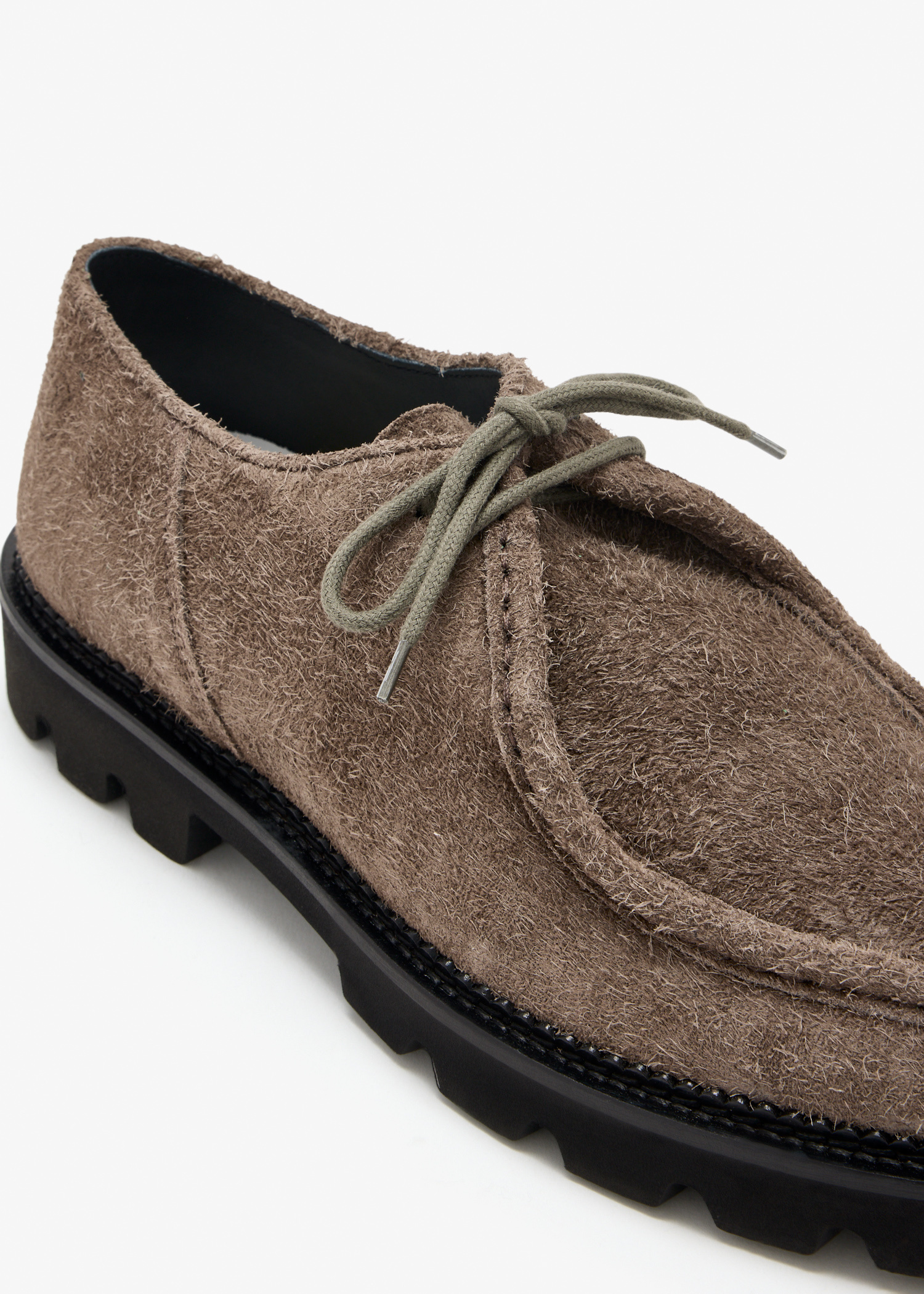 Collegium Moc Toe Loafer Tan Suede Suede Moc-Toe Loafers | Atorie main image 3
