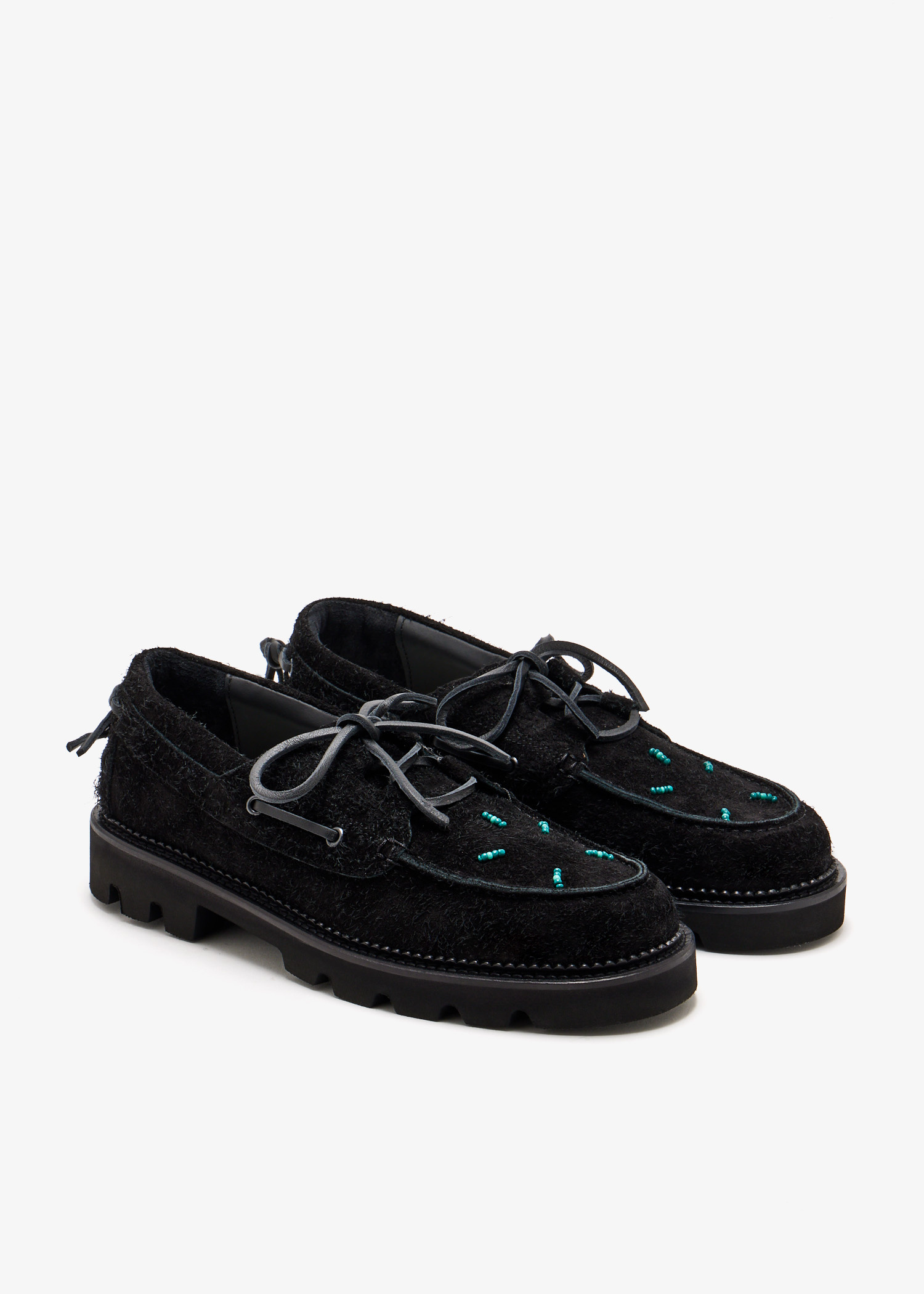 Collegium Pillar Taos boat shoes for Men - Black in USA | Level Shoes