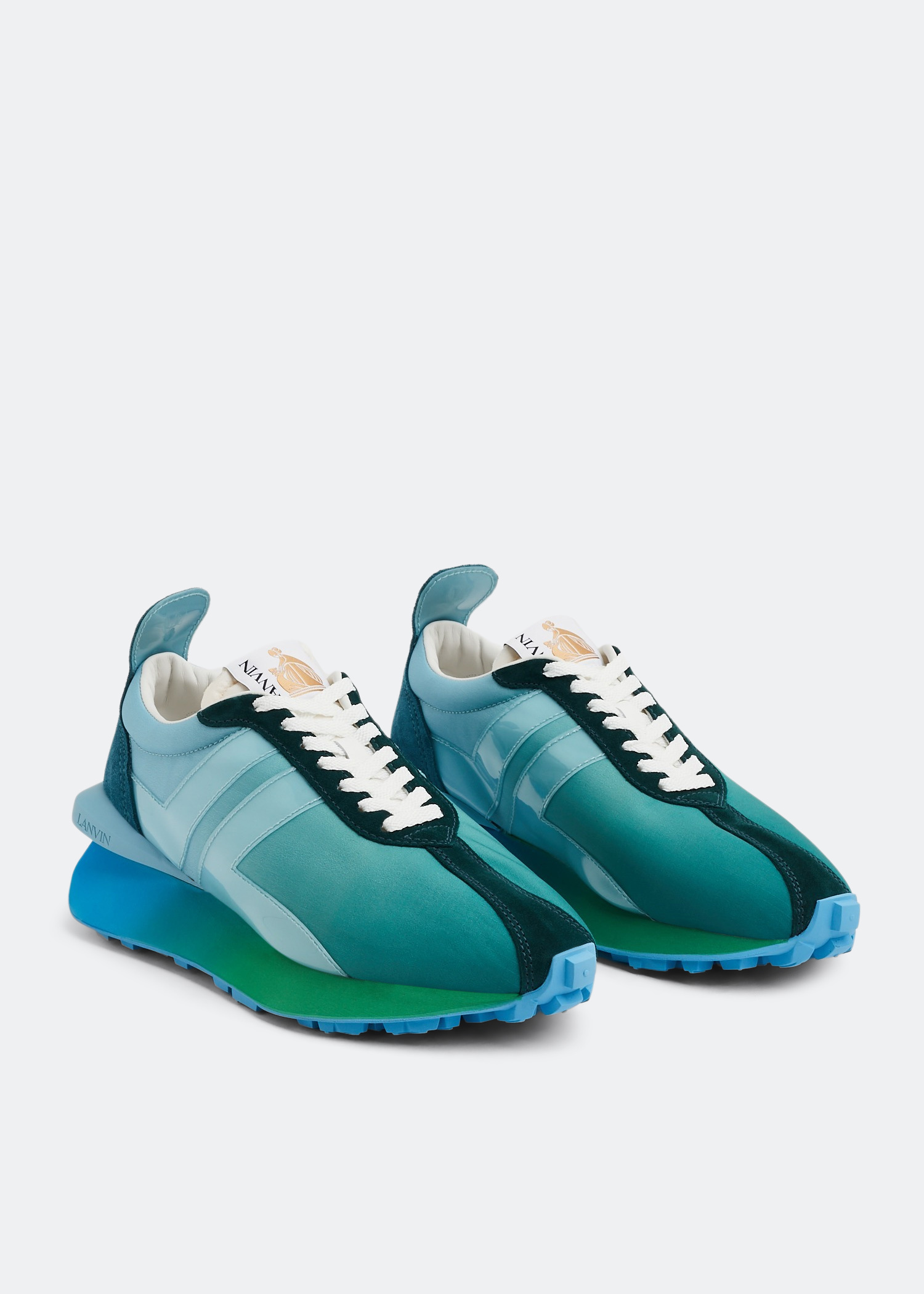 Lanvin BumpR sneakers for Men - Blue in UAE | Level Shoes