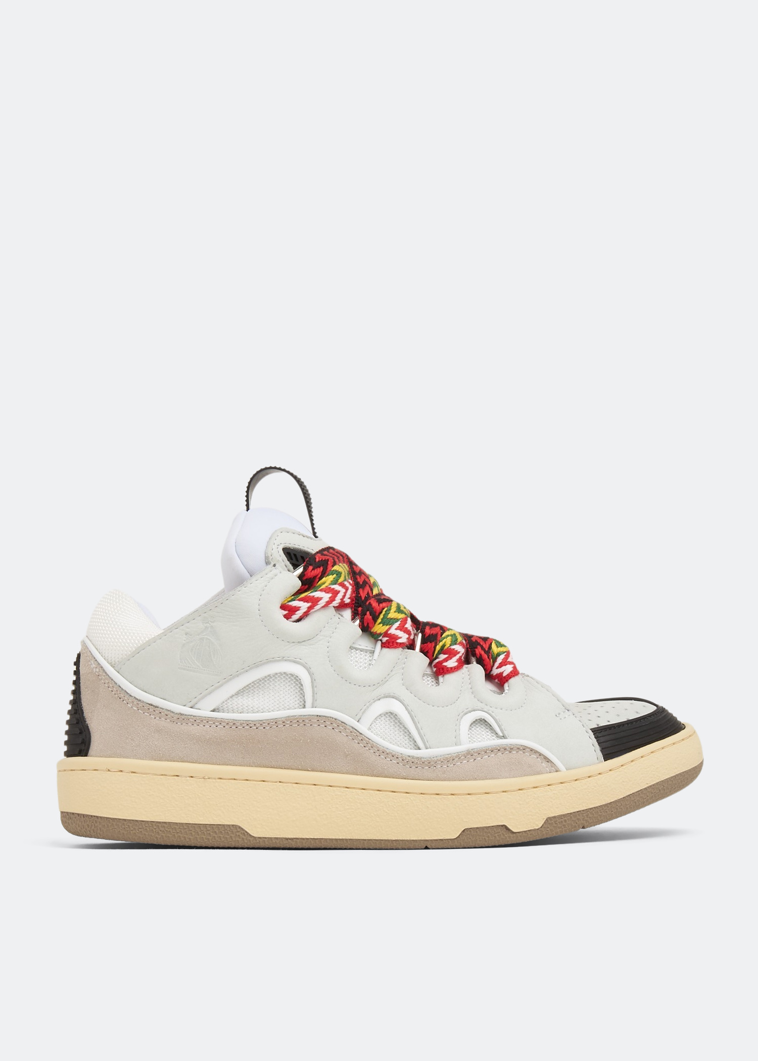 Lanvin Curb sneakers for Men - White in Kuwait | Level Shoes