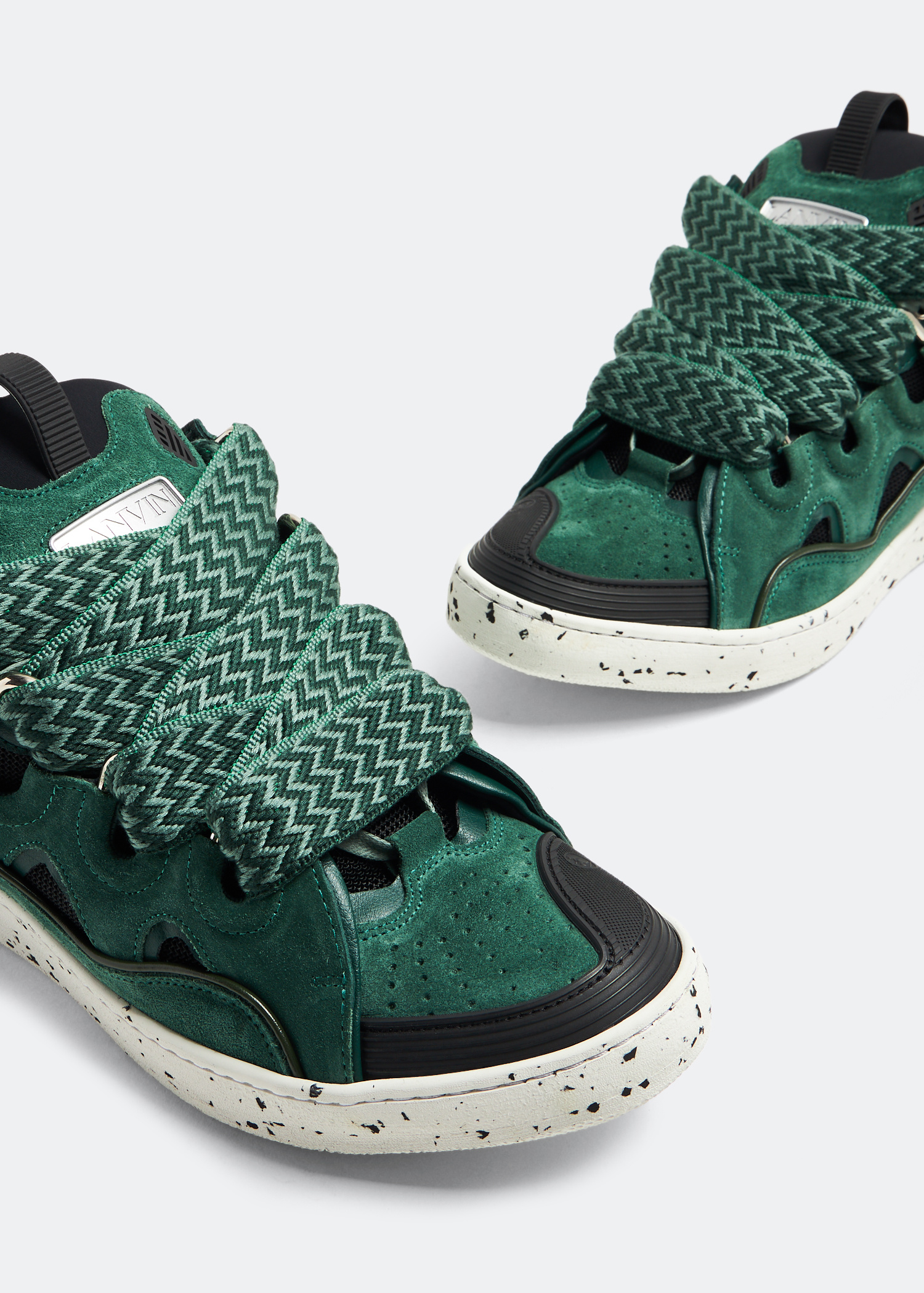 Lanvin Curb sneakers for Men - Green in USA | Level Shoes