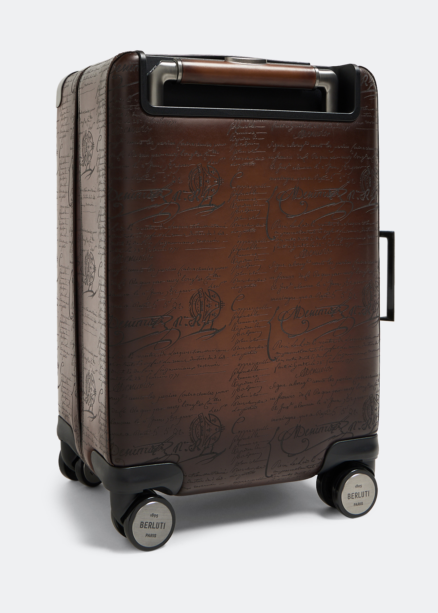 Berluti Un Jour Scritto rolling suitcase for Men - Brown in