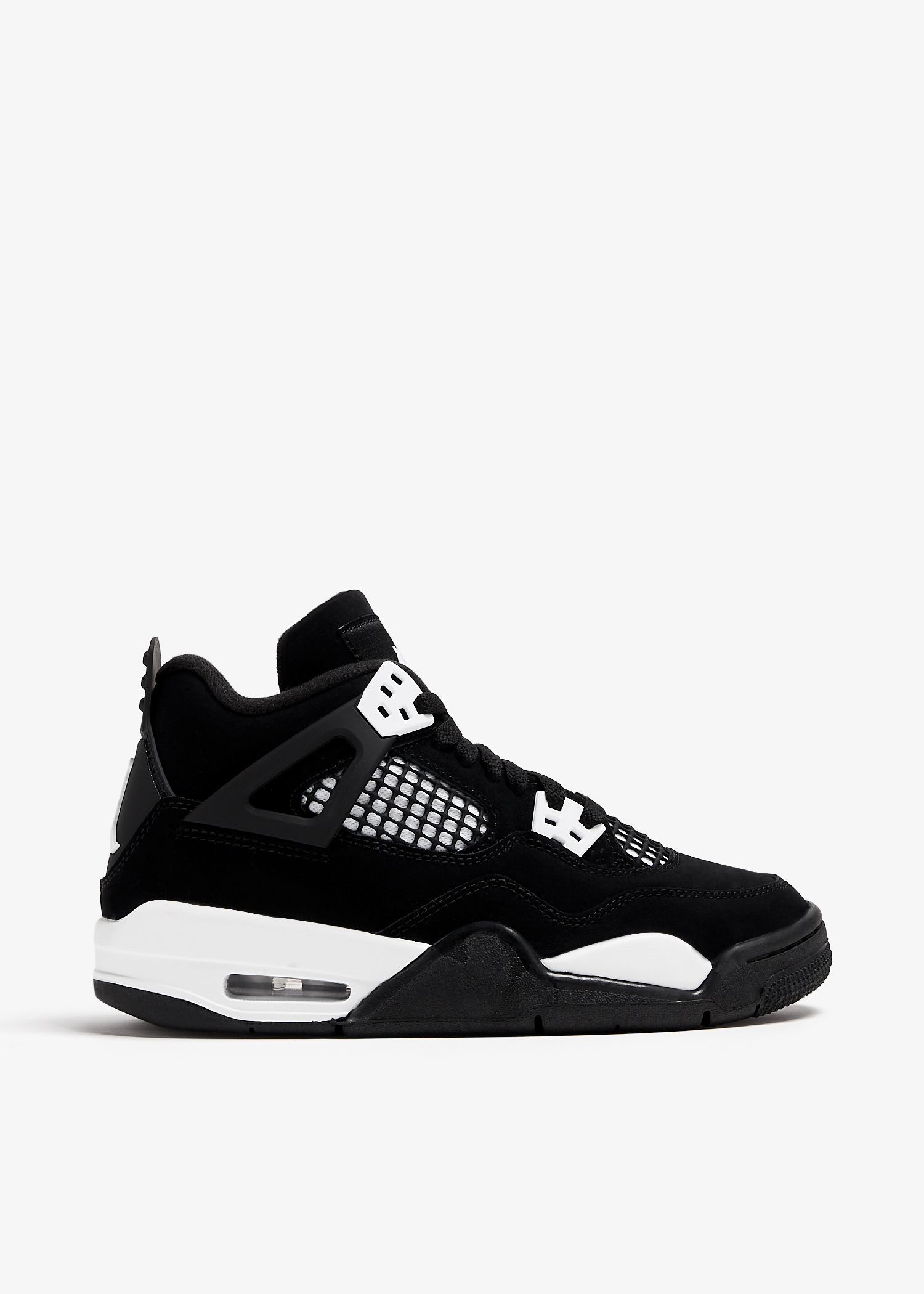なー④ Nike Air Jordan 4 'White Thunder' sneakers for Boy - Black