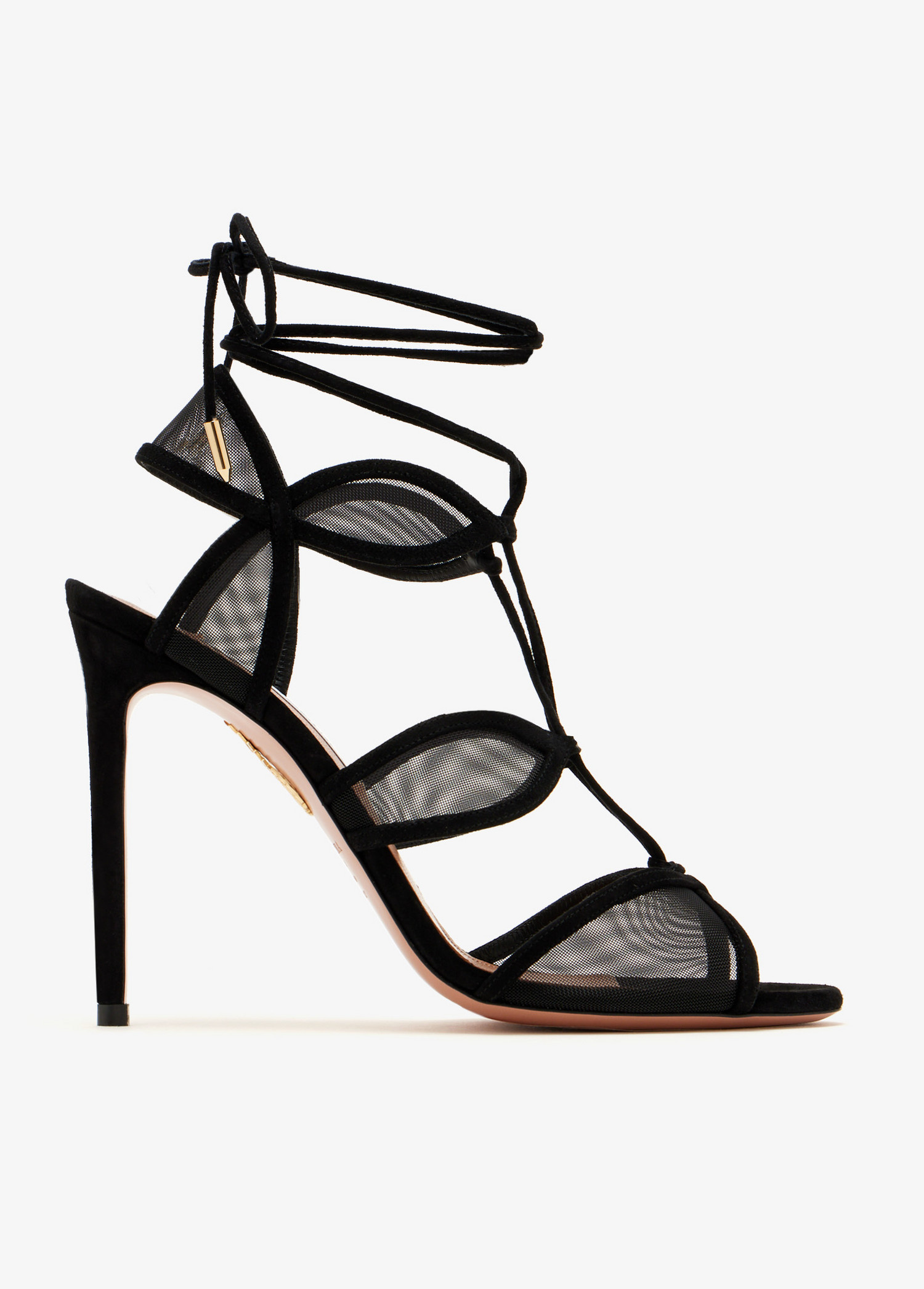 Aquazzura Fatal Attraction 105 sandals for Women - Black in KSA