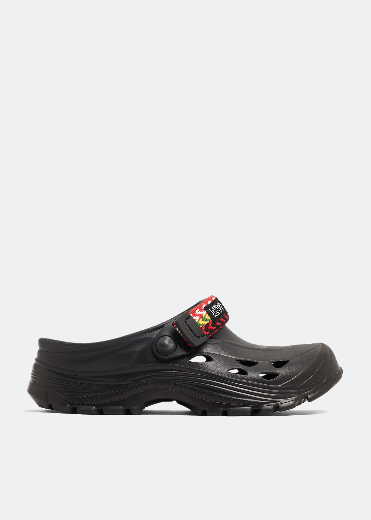 Lanvin x Suicoke Mok clogs for Women - Black in USA | Level Shoes