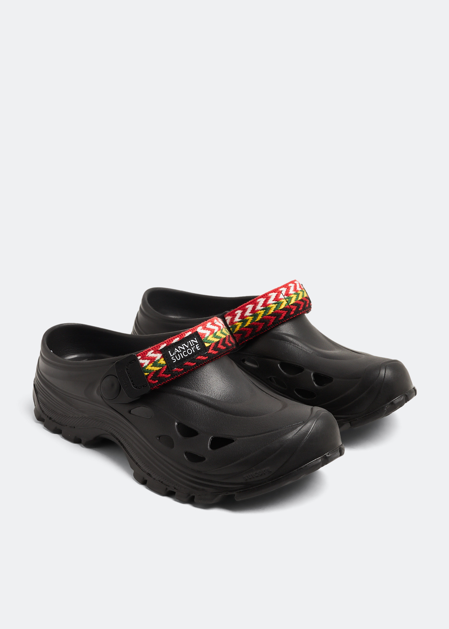 Lanvin x Suicoke Mok clogs for Women - Black in USA | Level Shoes