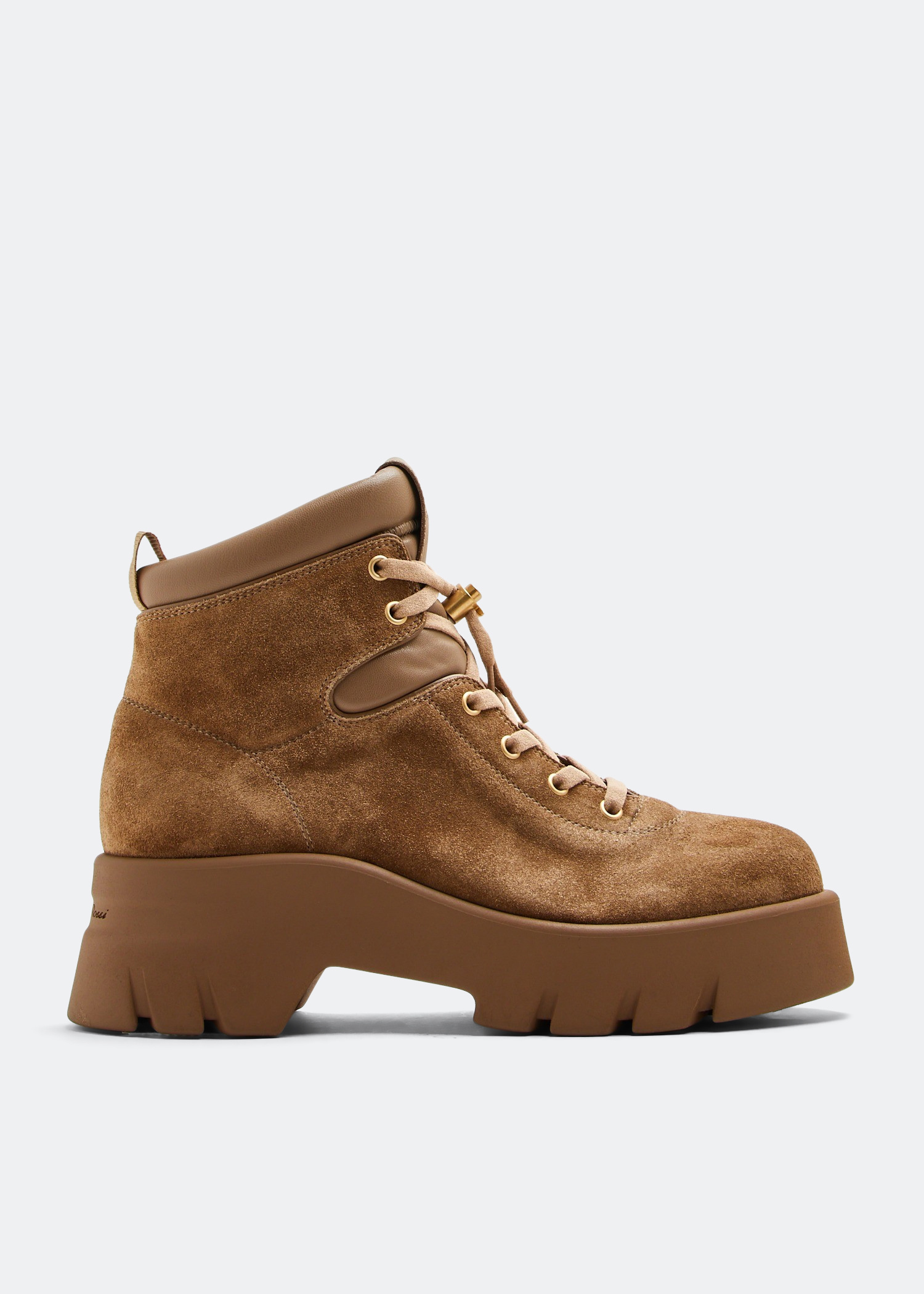 ブーツその他 GIANVITO ROSSI Woman Boots Coffee G7326320GOMSUE MOKA Gianvito Rossi 50mm Moka Boots | Brown | FARFETCH CA