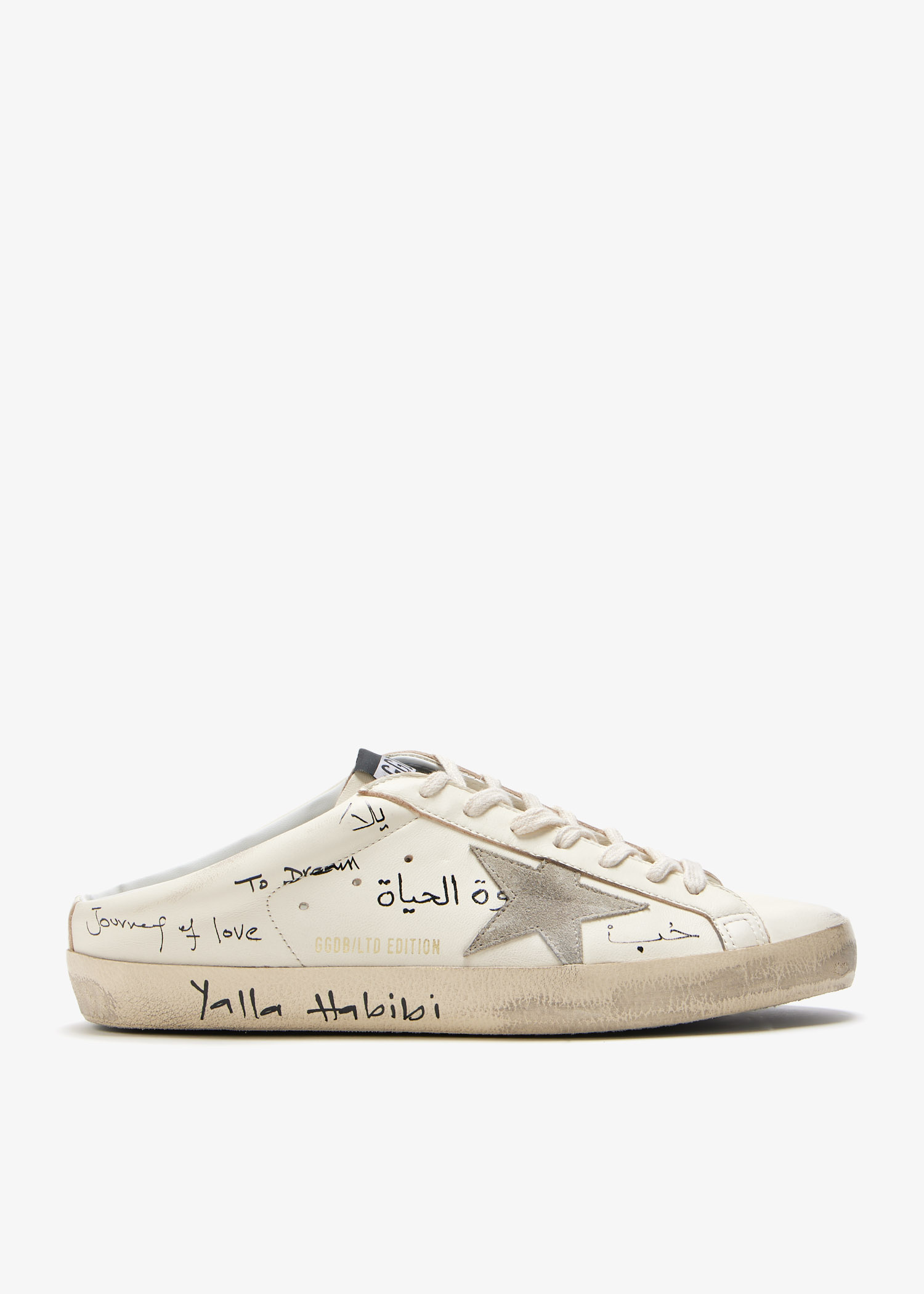 Golden Goose Super-star LTD sabot sneakers for Men - White
